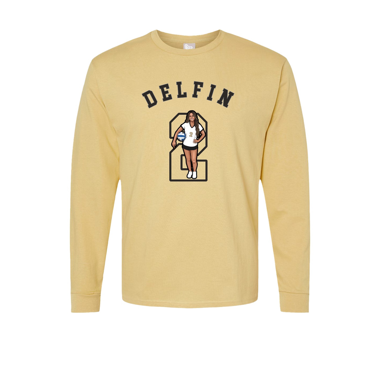 Long Sleeve Tee — Shirsey Arch in Vegas Gold