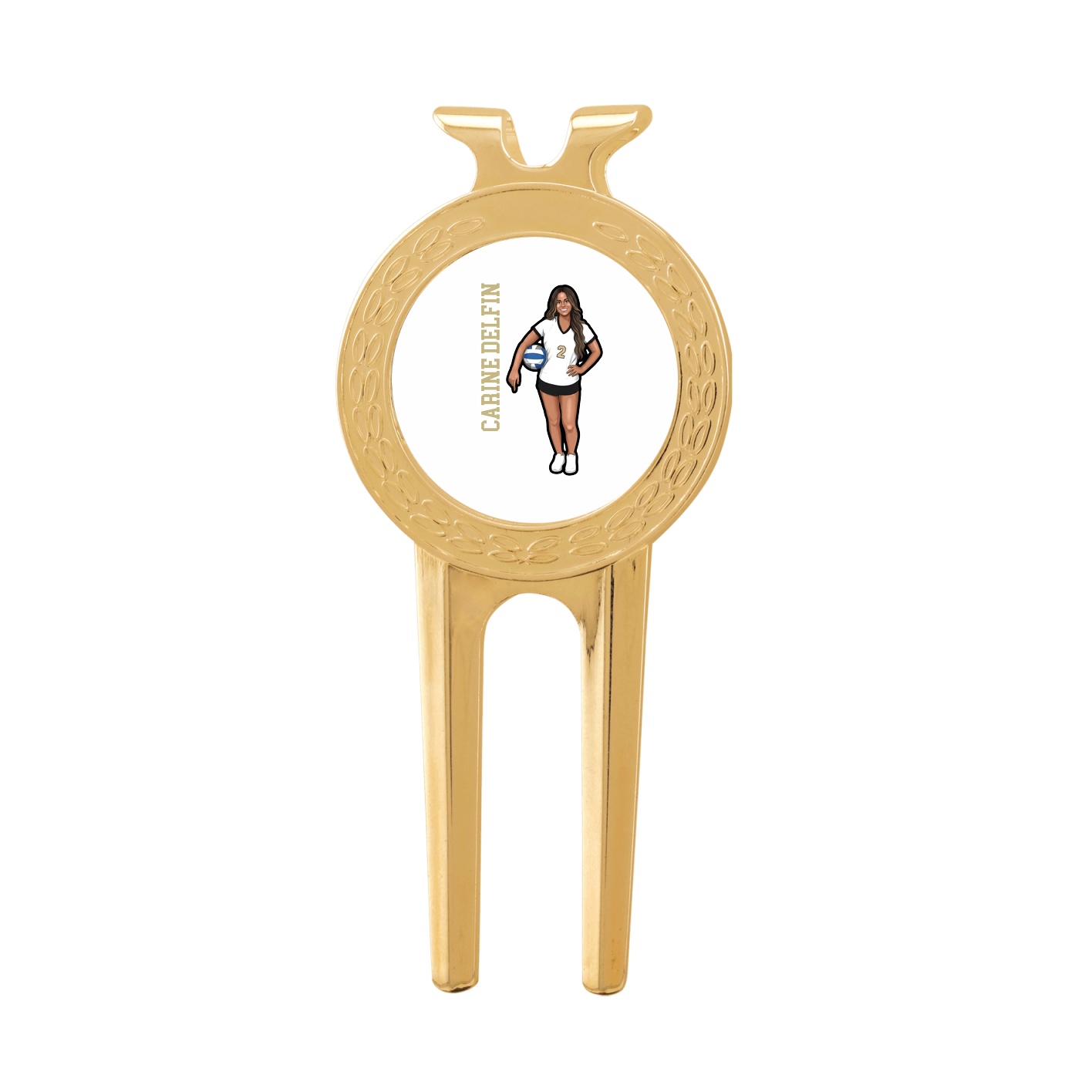 Divot Tool with Ball Marker — Name Vertical in Classic