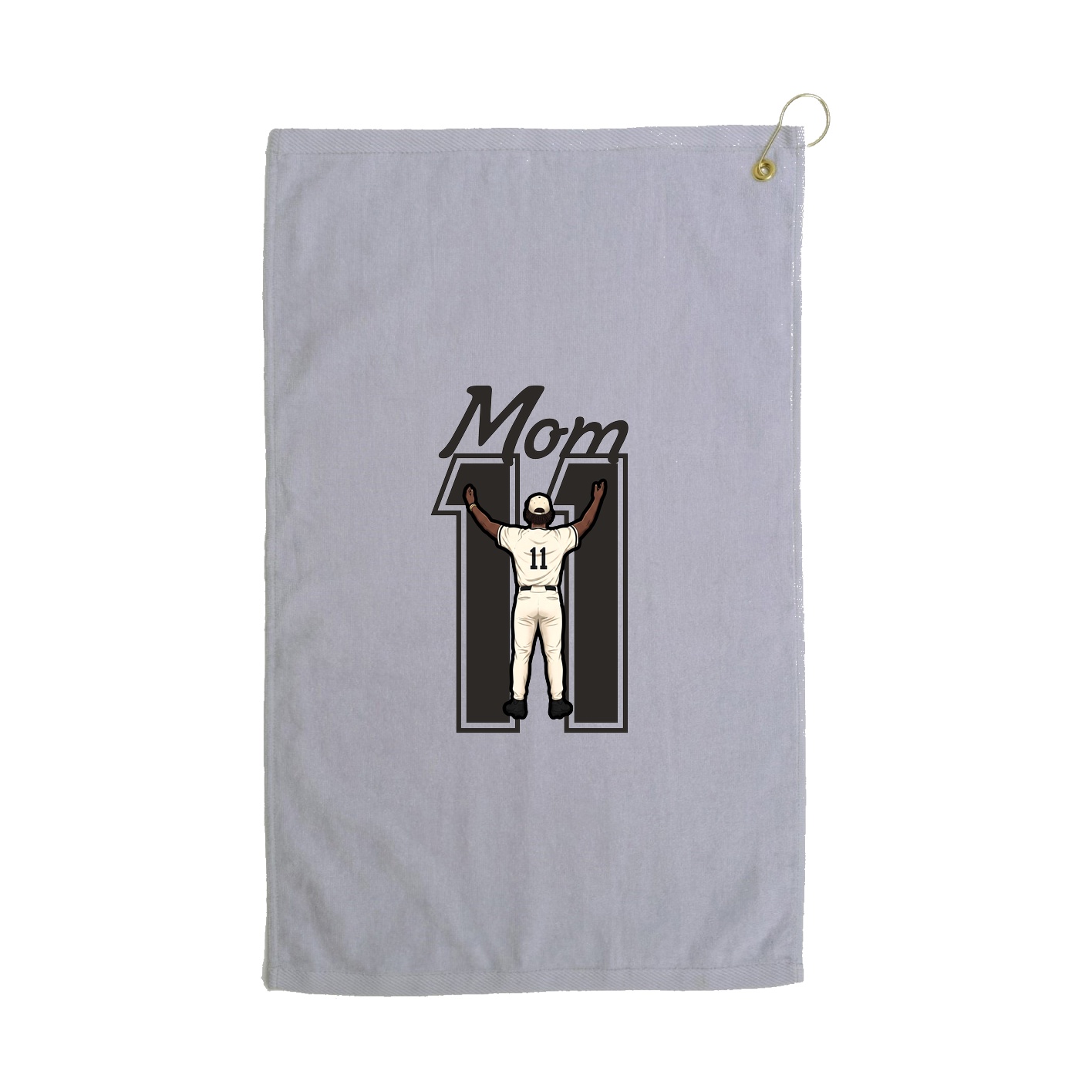 Golf Towel — Mothers Day Shirsey in Grey