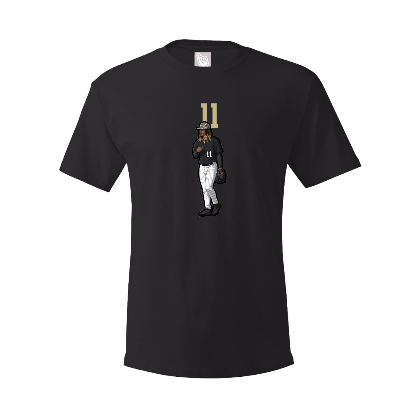 Tee — Number Top in Black