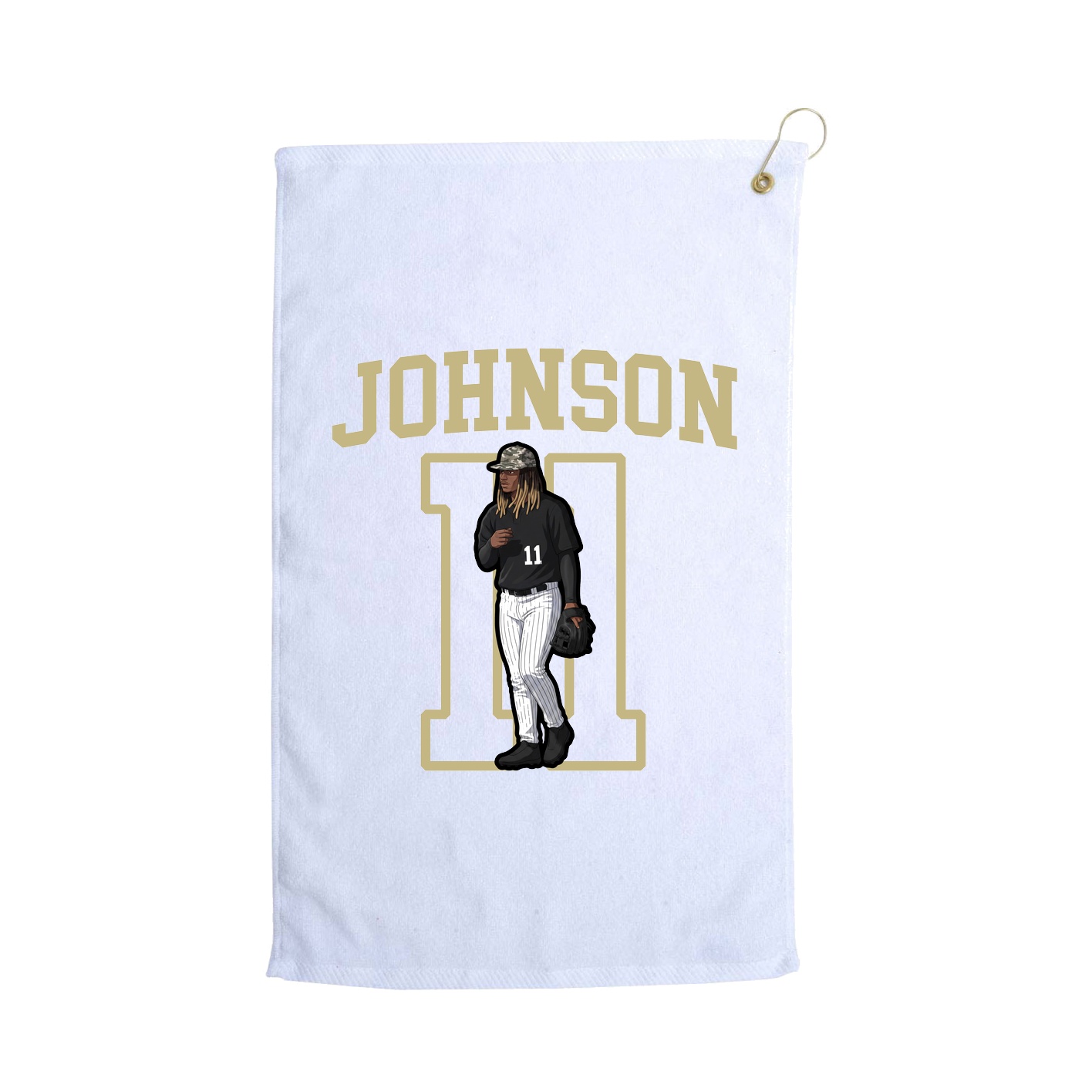 Golf Towel — Shirsey in White