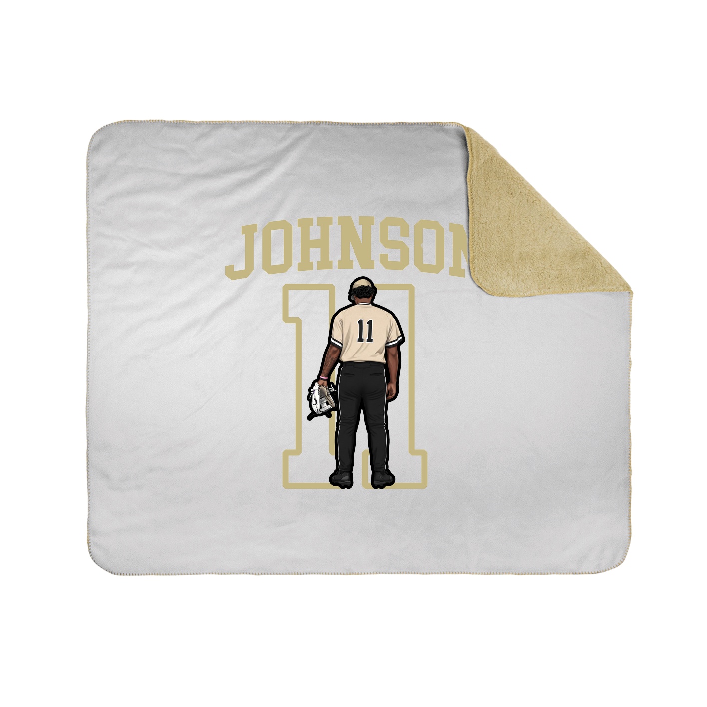 Throw Blanket — Shirsey in White