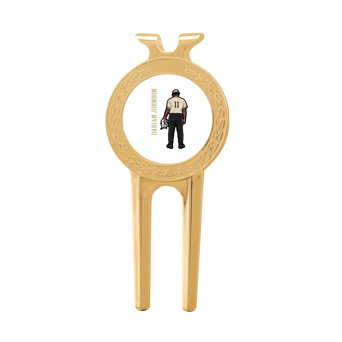 Divot Tool with Ball Marker — Name Vertical in Classic