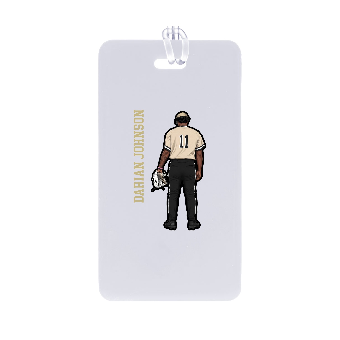 Bag Tag — Name Vertical in Classic