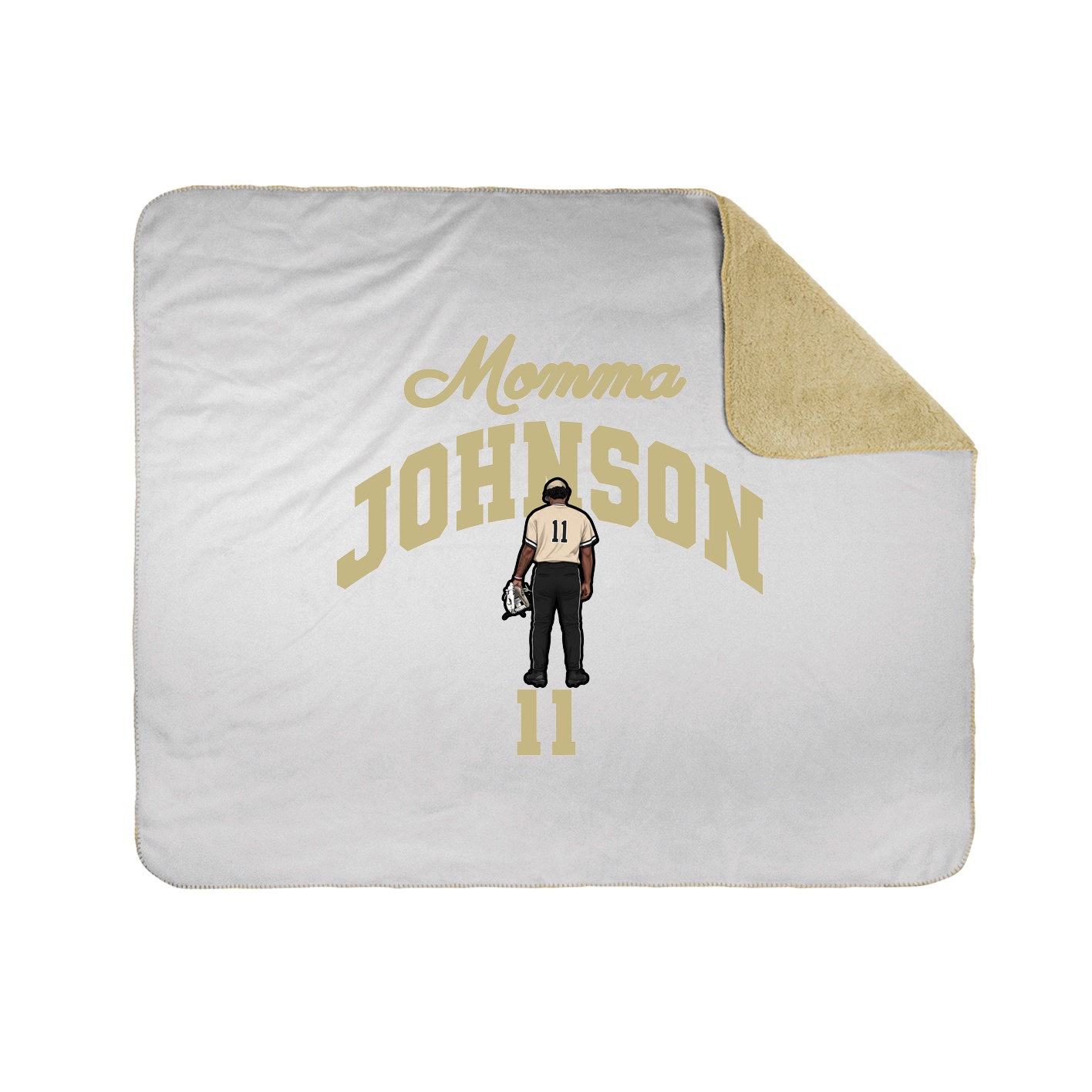 Throw Blanket — Mothers Day Arch in White