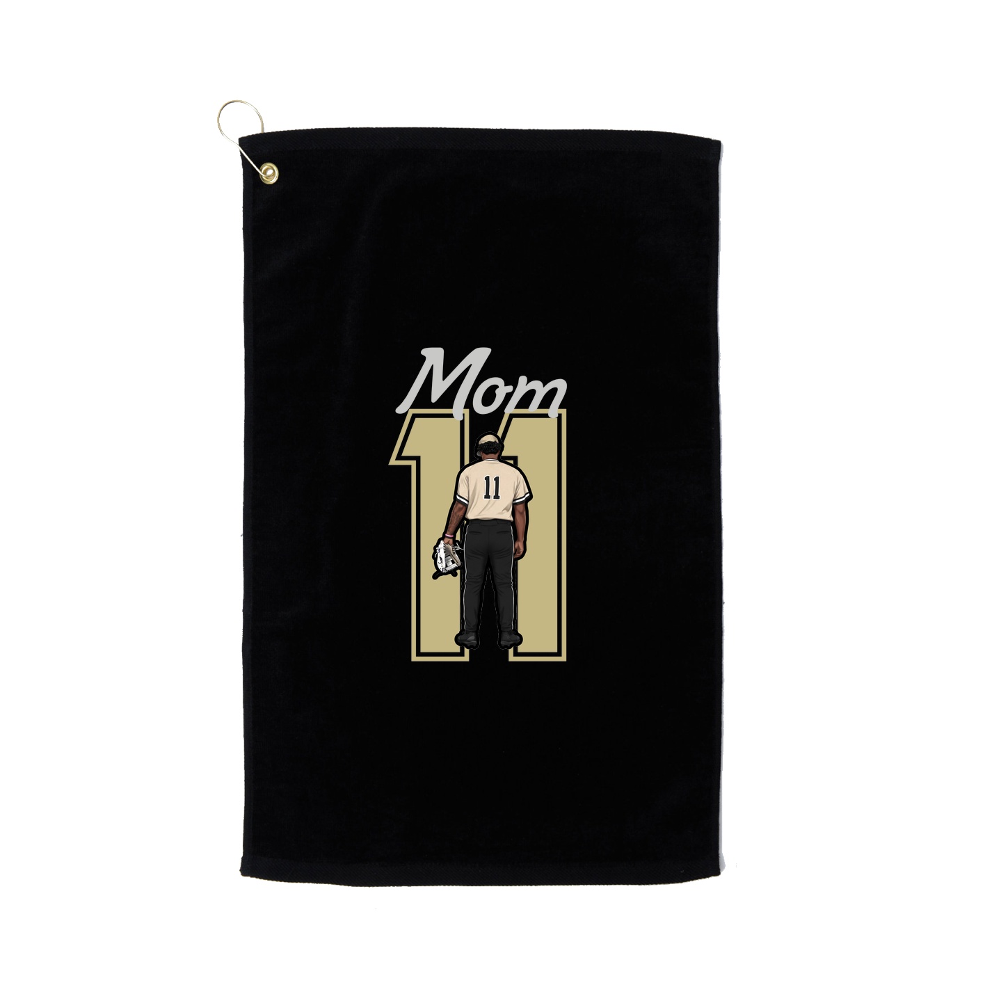 Golf Towel — Mothers Day Shirsey in Black