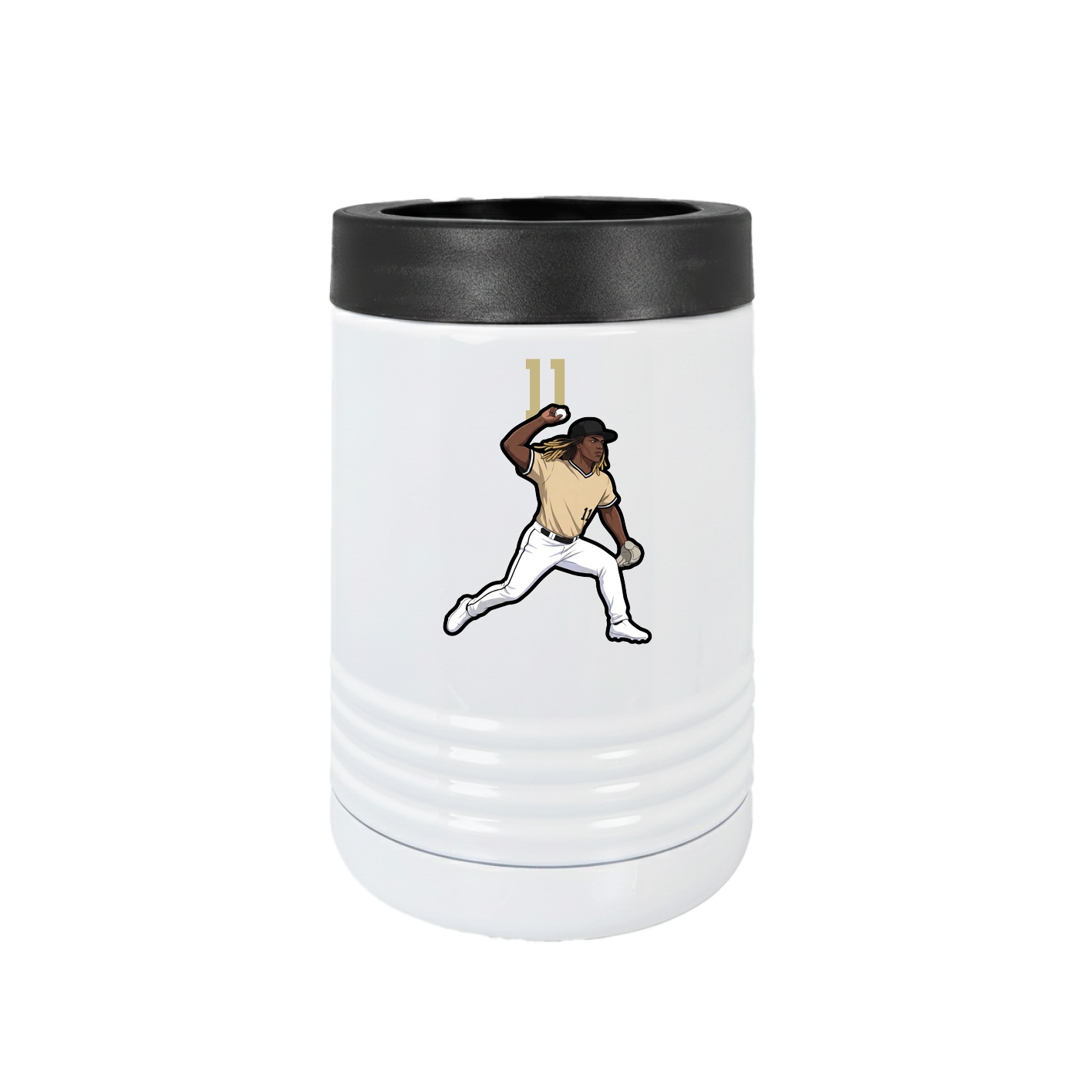 Beverage Holder — Number Top in White