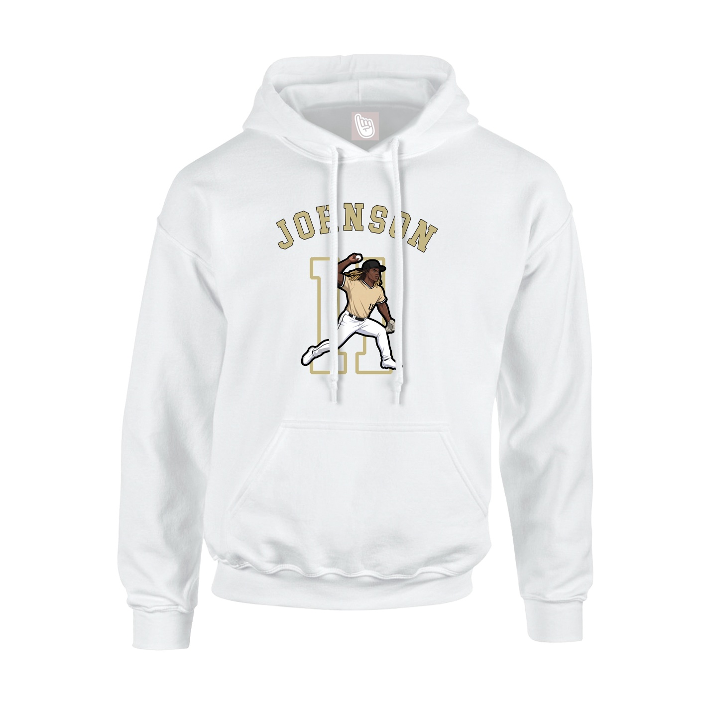Hoodie — Shirsey Arch in White