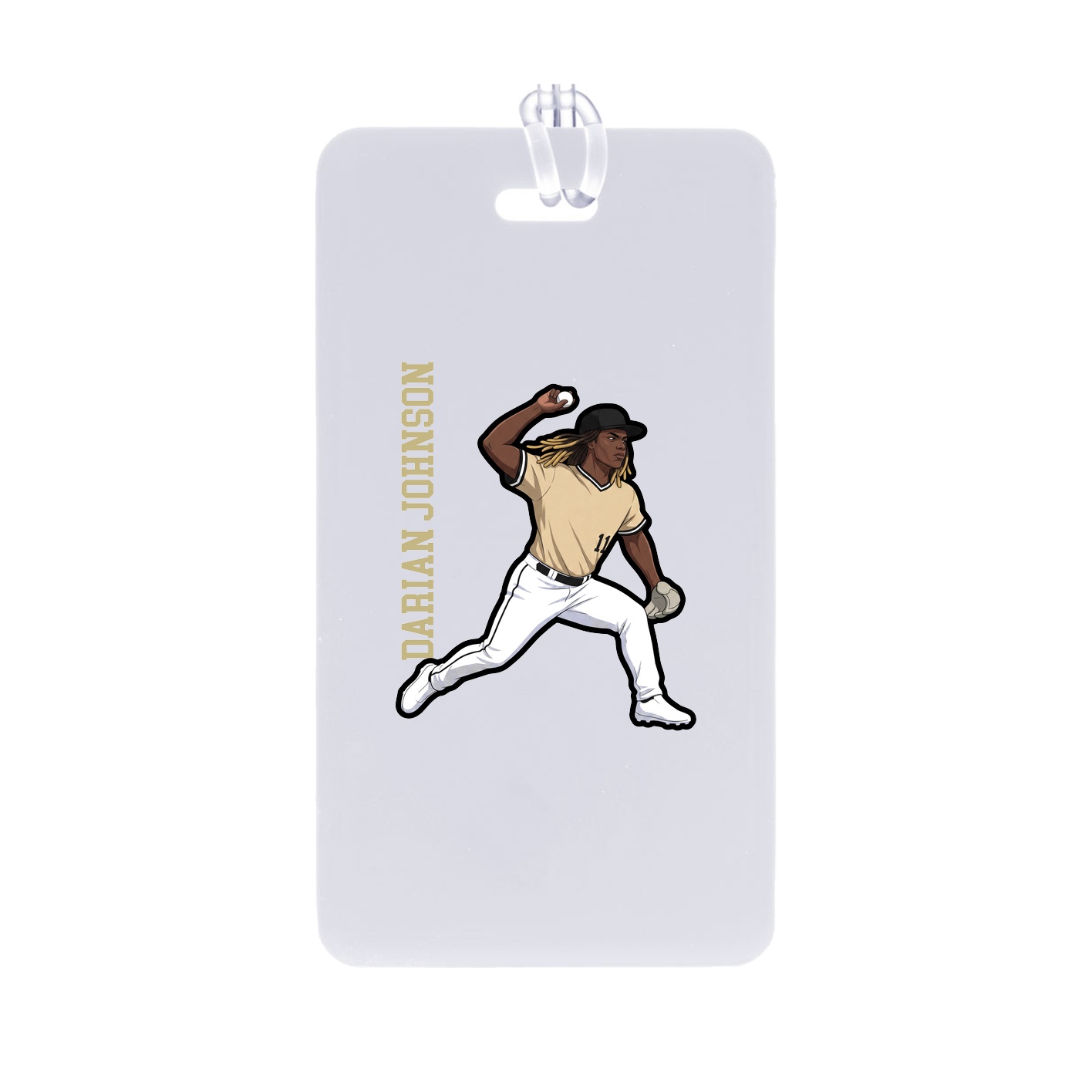 Bag Tag — Name Vertical in Classic