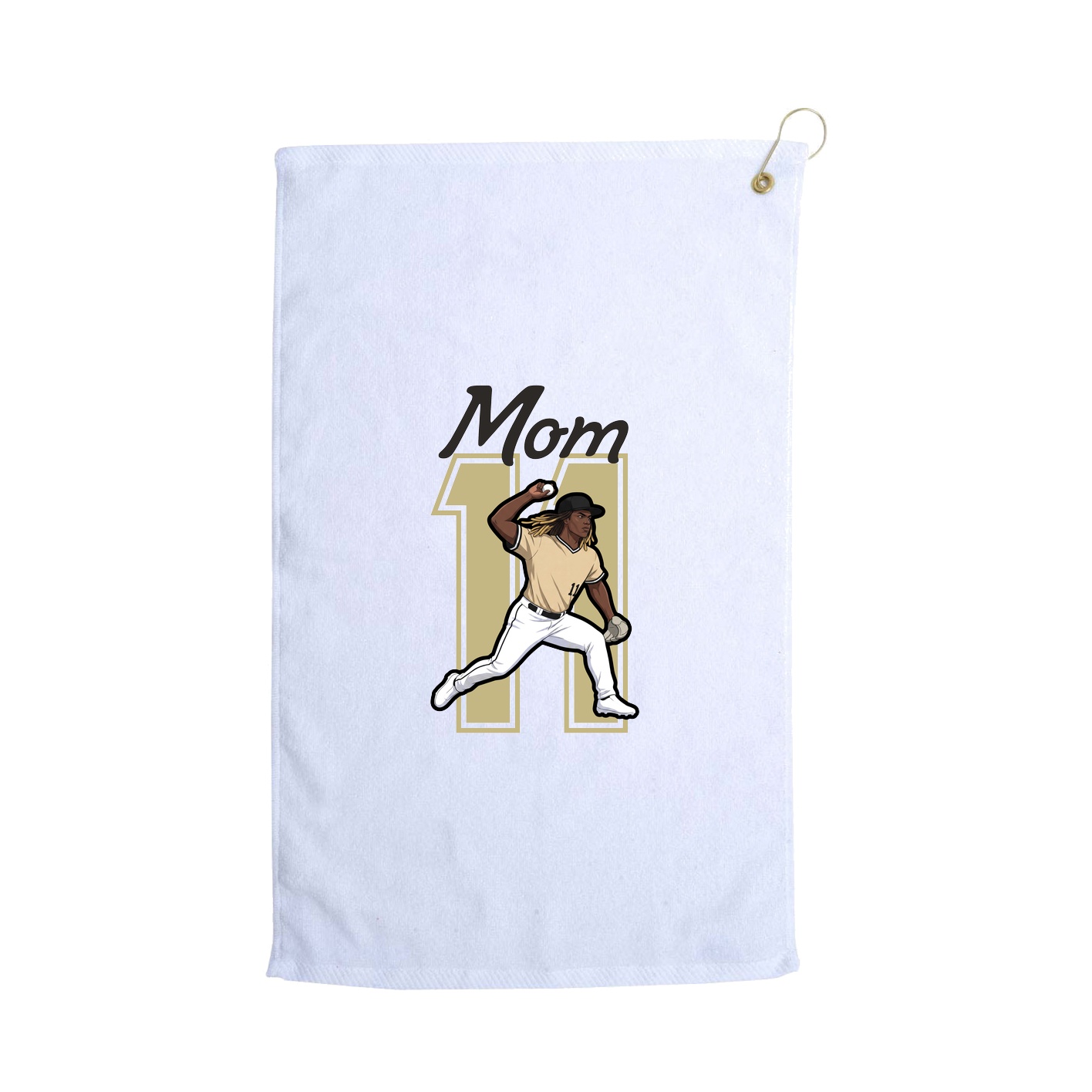 Golf Towel — Mothers Day Shirsey in White