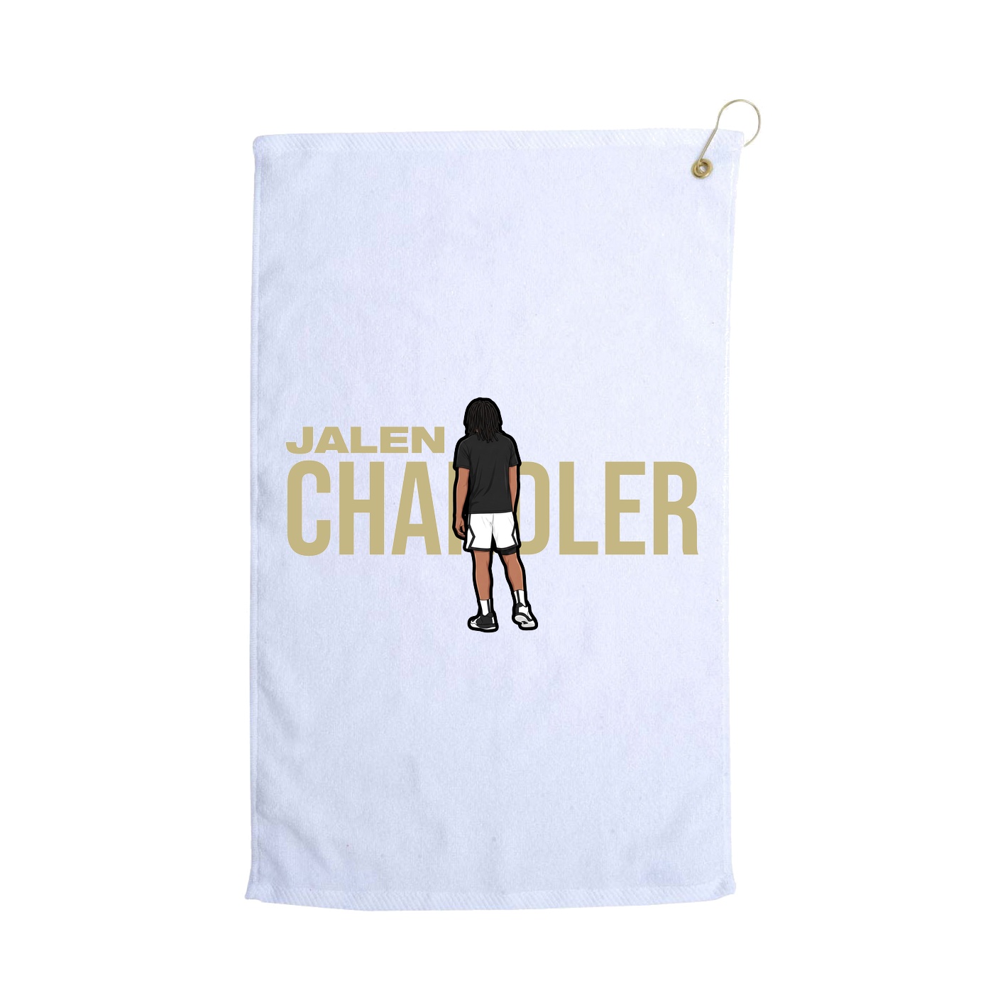 Golf Towel — Player Name in White