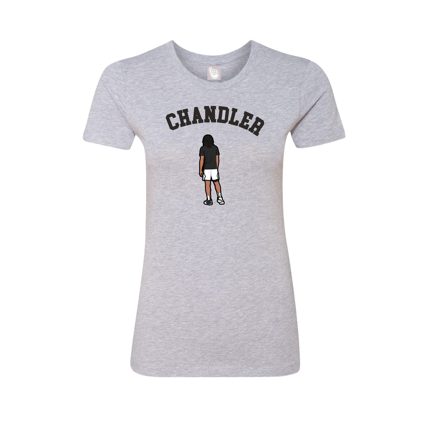 Fitted Women's Tee — Shirsey Arch in Grey