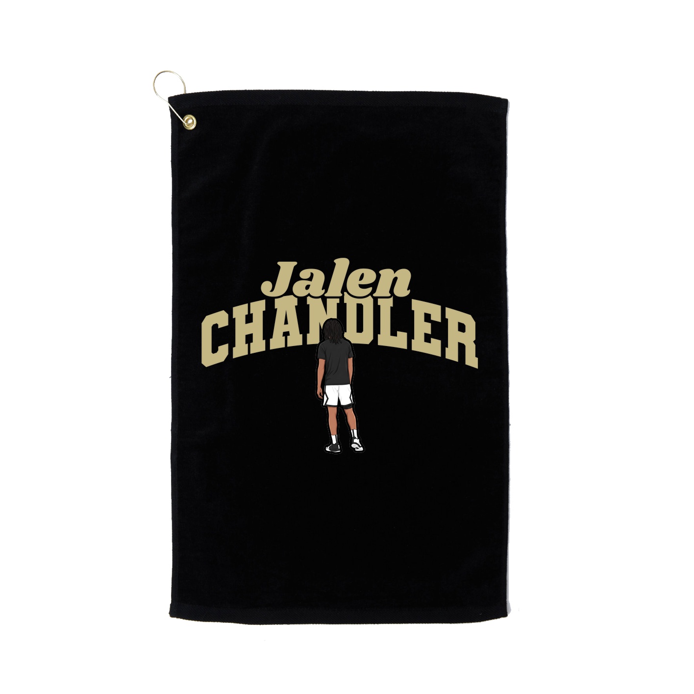 Golf Towel — Signature Arch in Black