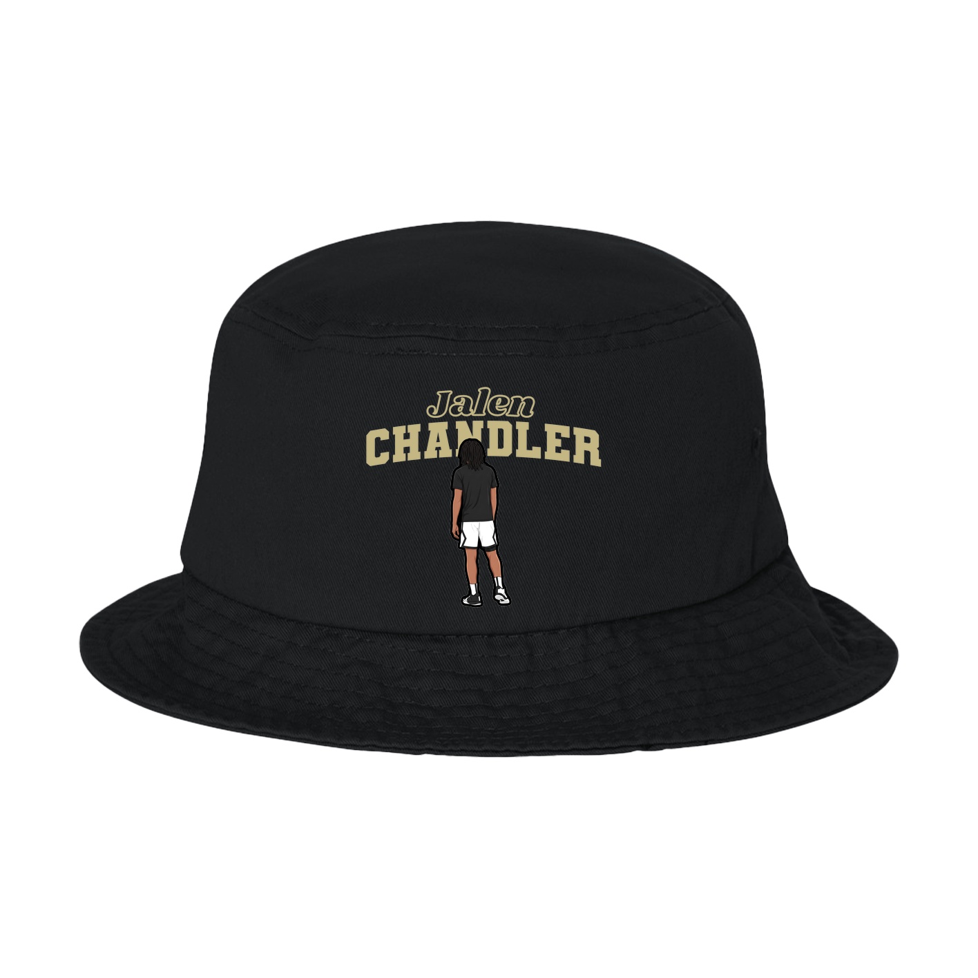 Bucket Cap — Name Arch in Black