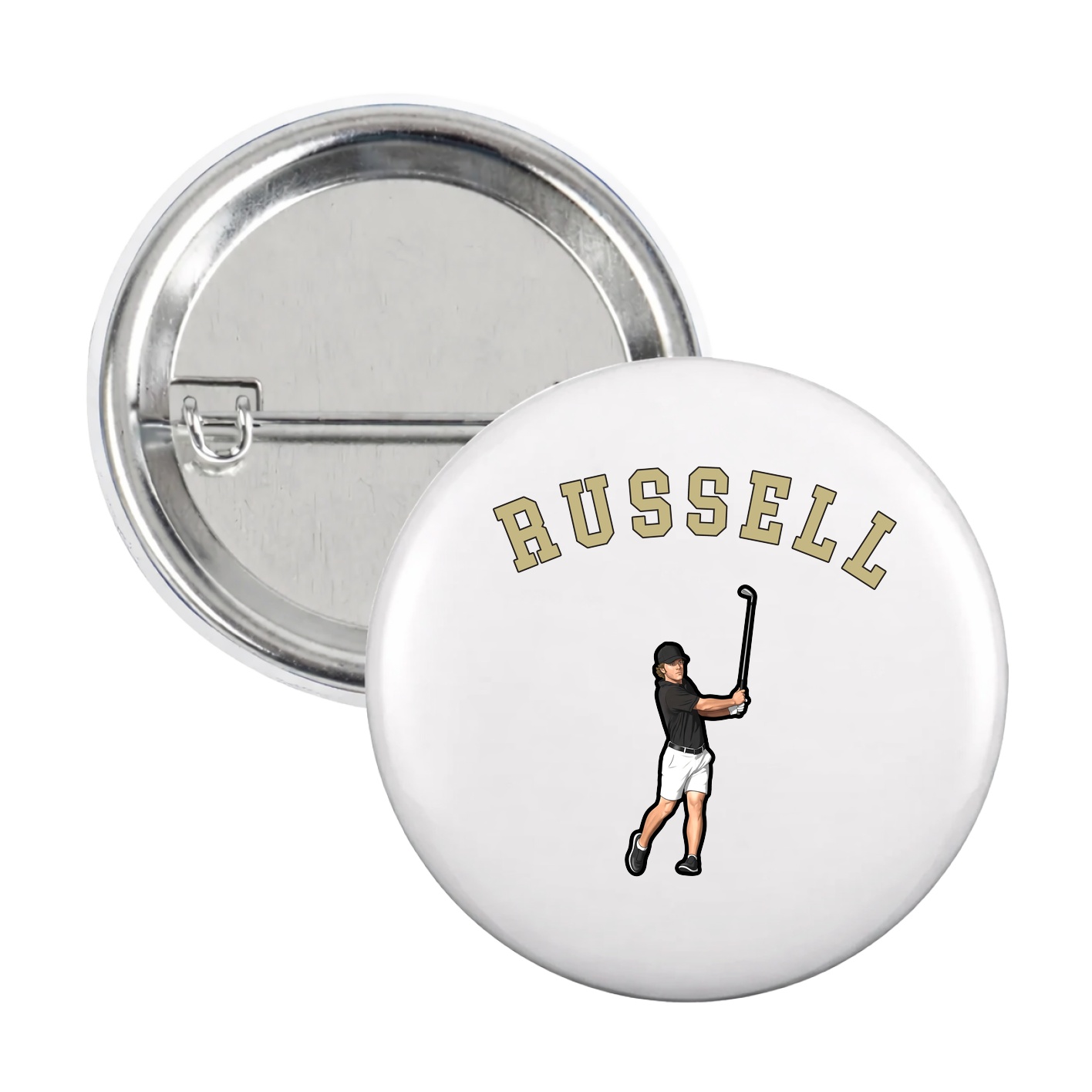 Game Day Button — Shirsey Arch in White