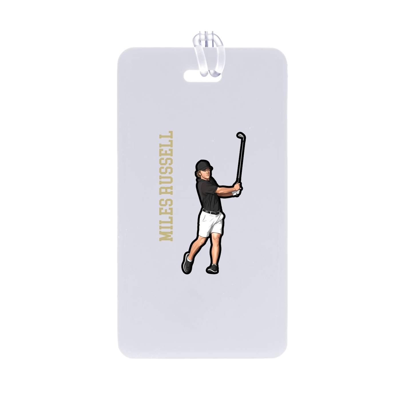 Bag Tag — Name Vertical in Classic