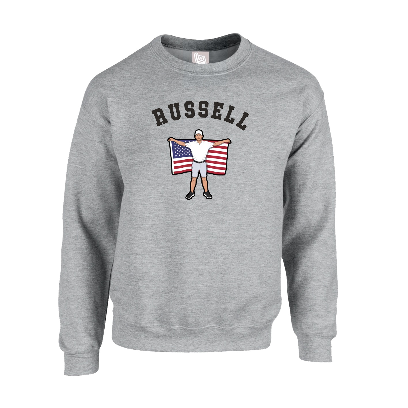 Fleece Crew — Shirsey Arch in Grey