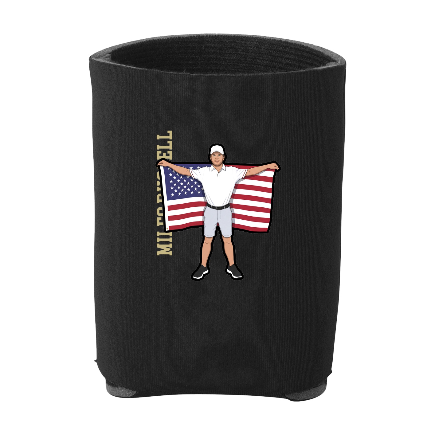 Can Holder — Name Vertical in Black