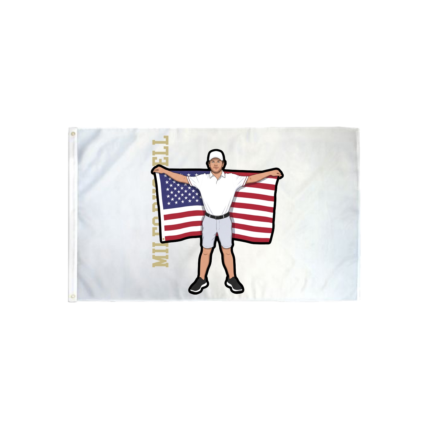 3x5 Flag — Name Vertical in Classic
