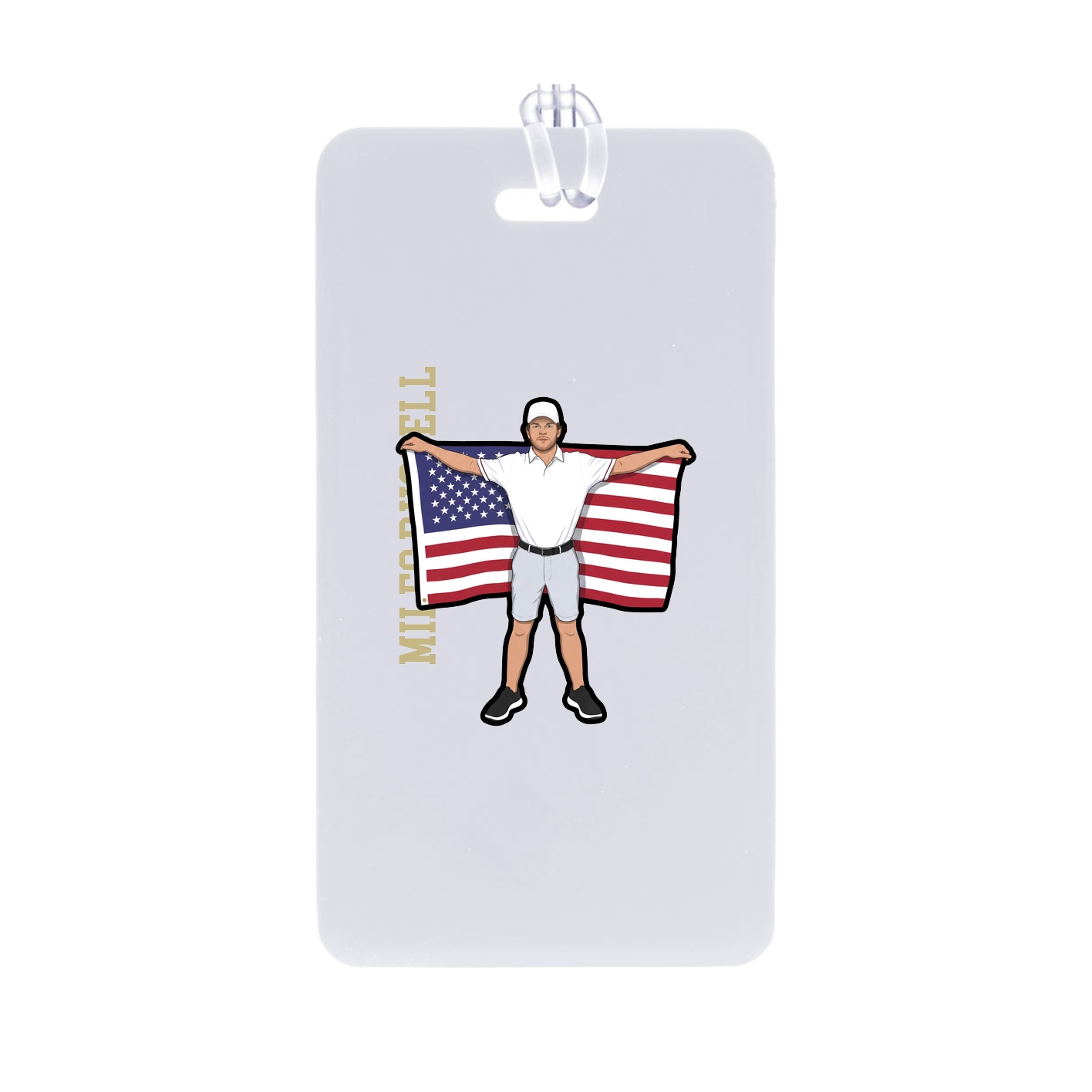 Bag Tag — Name Vertical in Classic