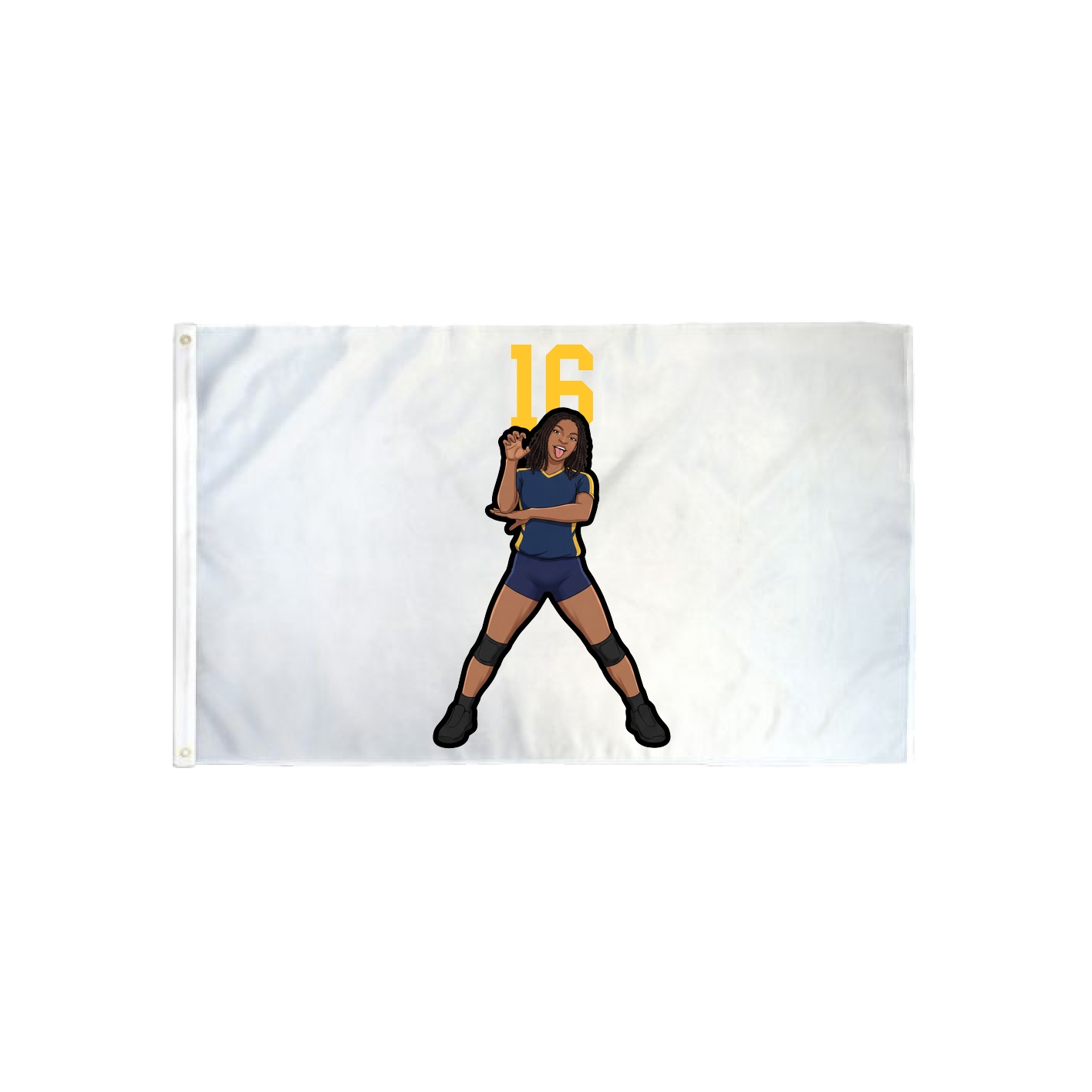 3x5 Flag — Number Top in Classic