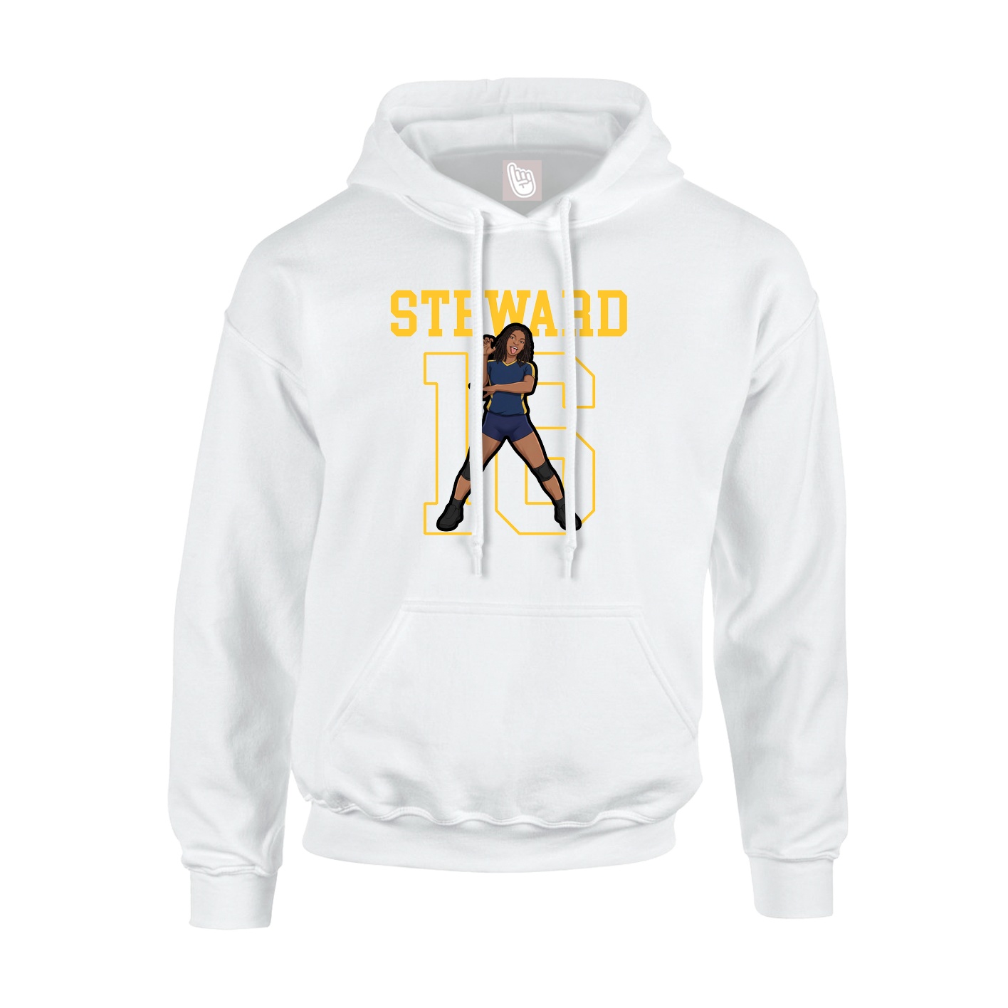 Youth Hoodie — Shirsey in White