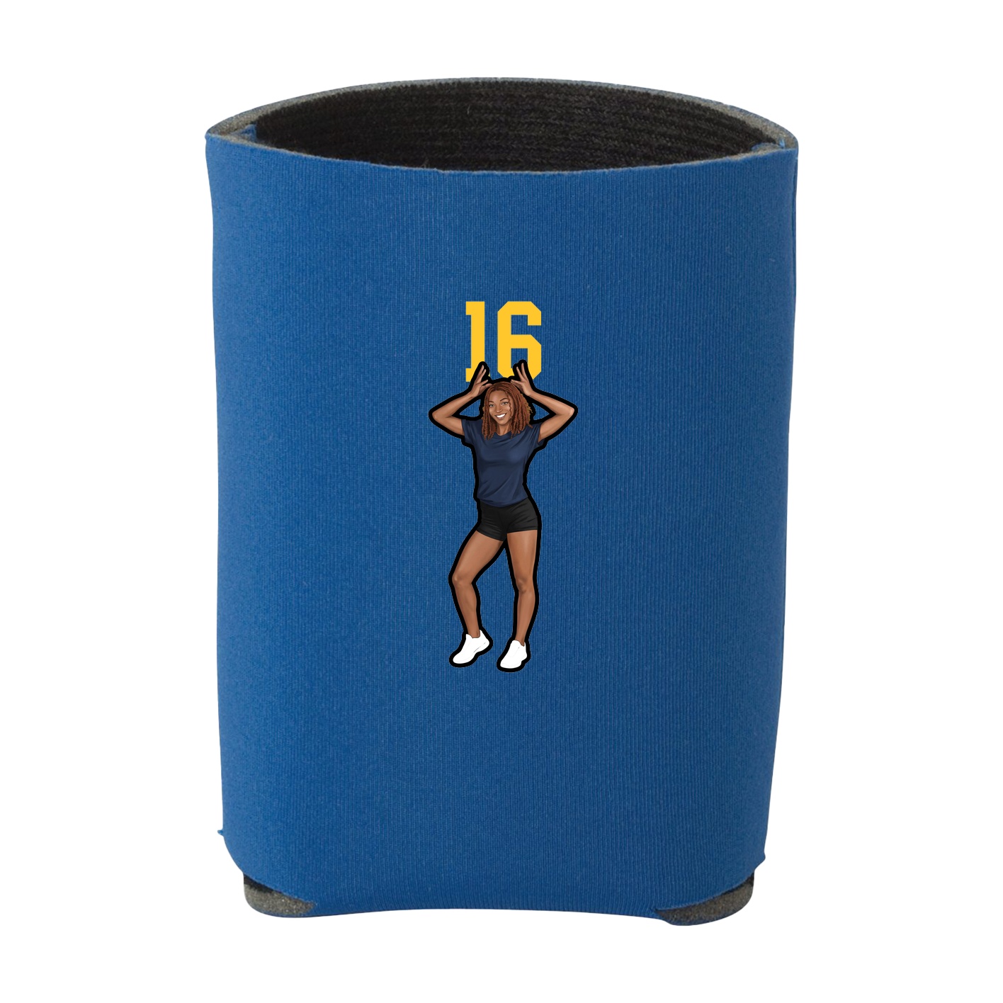 Can Holder — Number Top in Royal