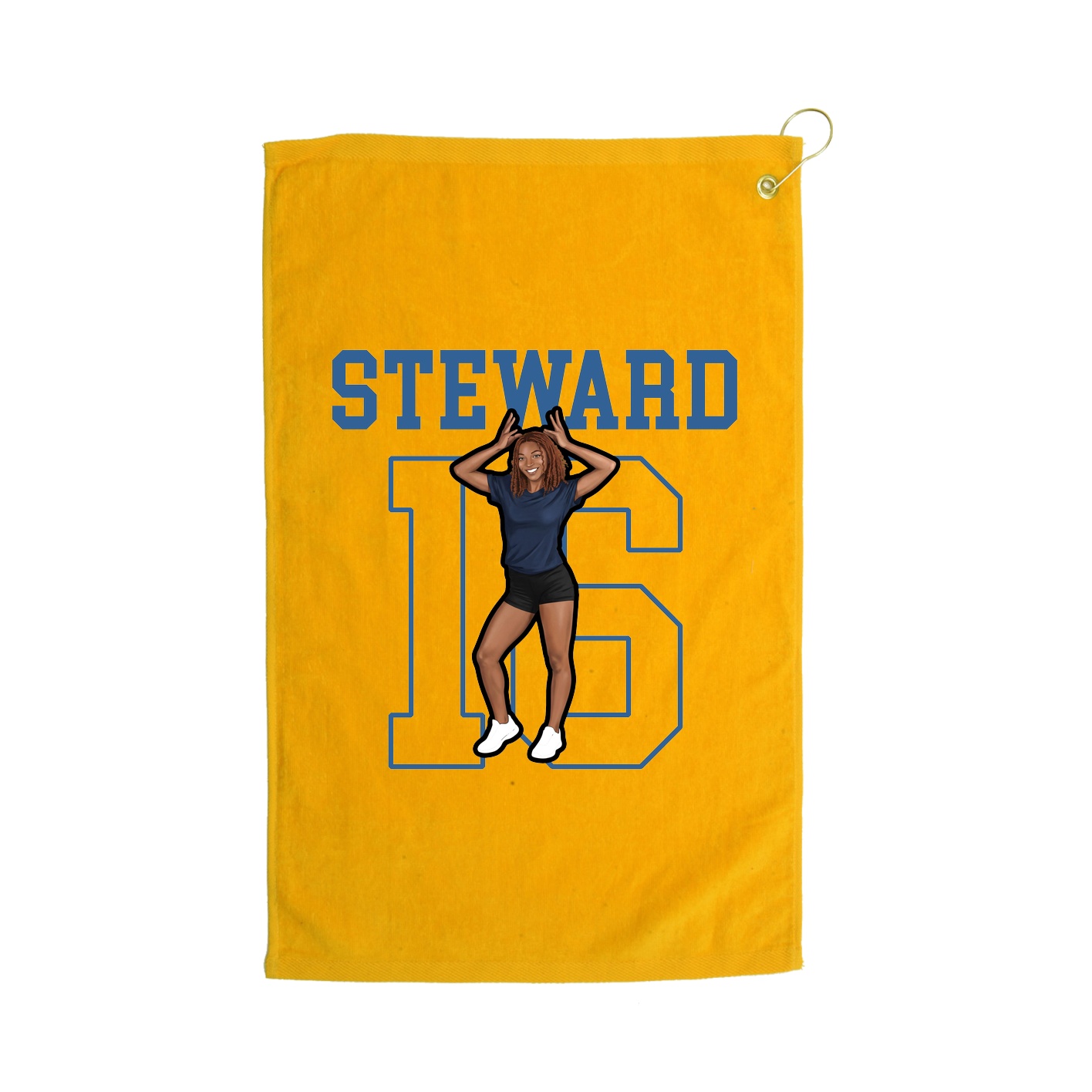 Golf Towel — Shirsey in Gold
