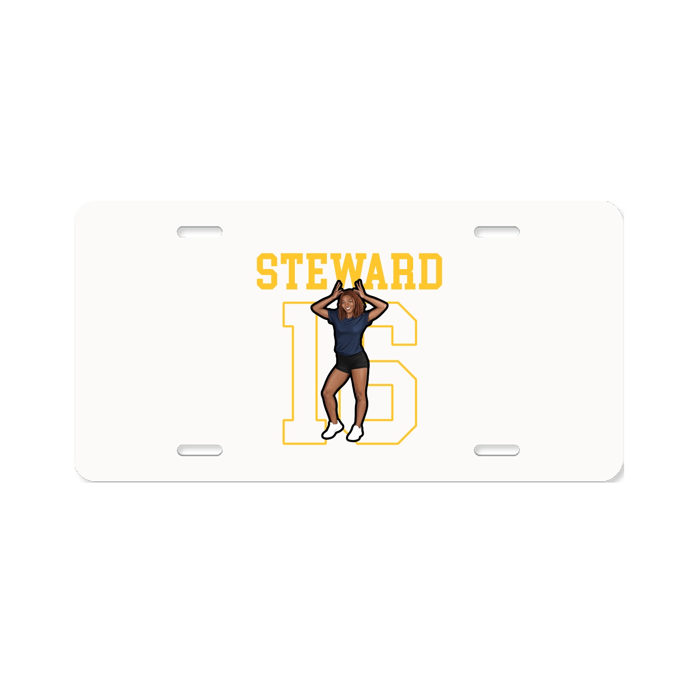 License Plate — Shirsey in Classic