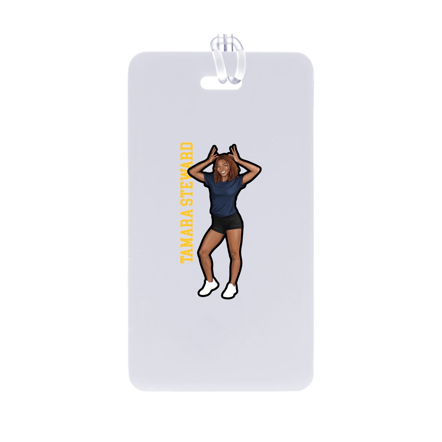 Bag Tag — Name Vertical in Classic