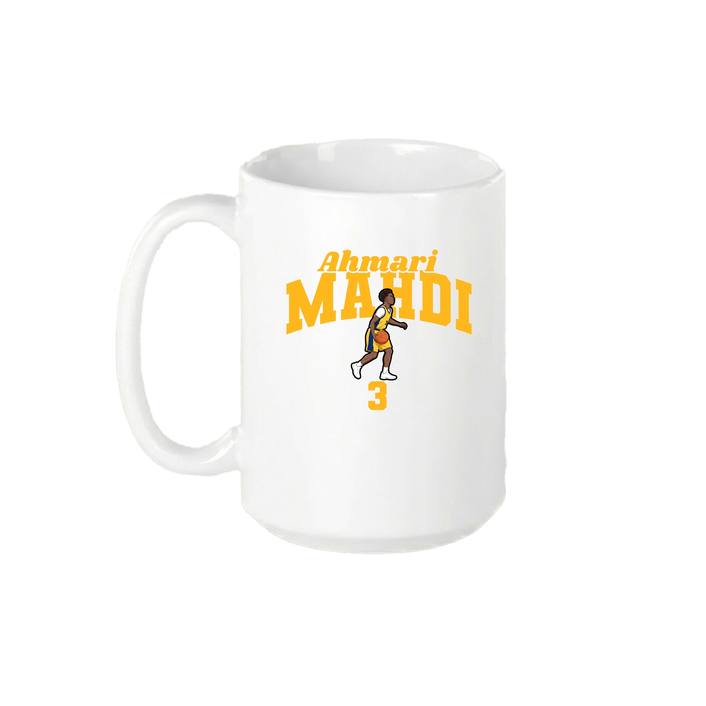 15oz Coffee Mug — Signature Arch in White