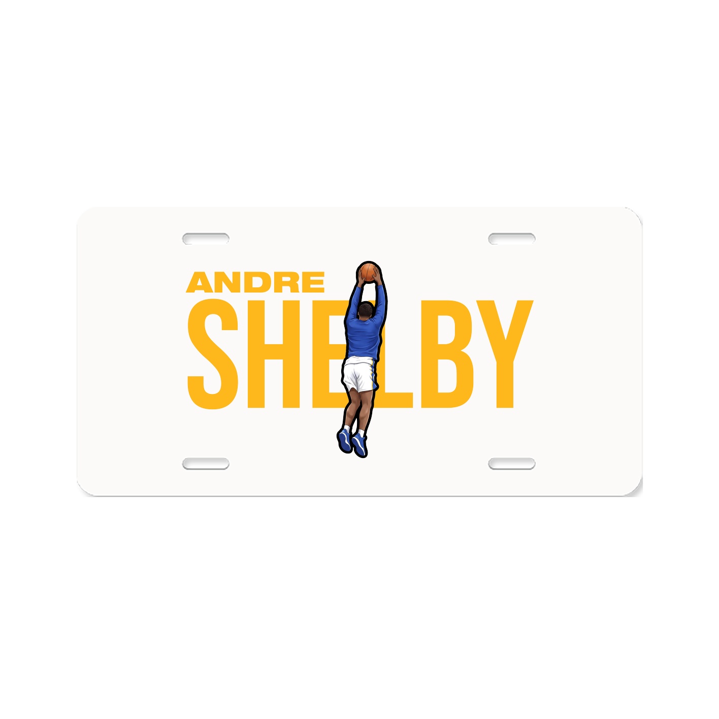 License Plate — Player Name in Classic