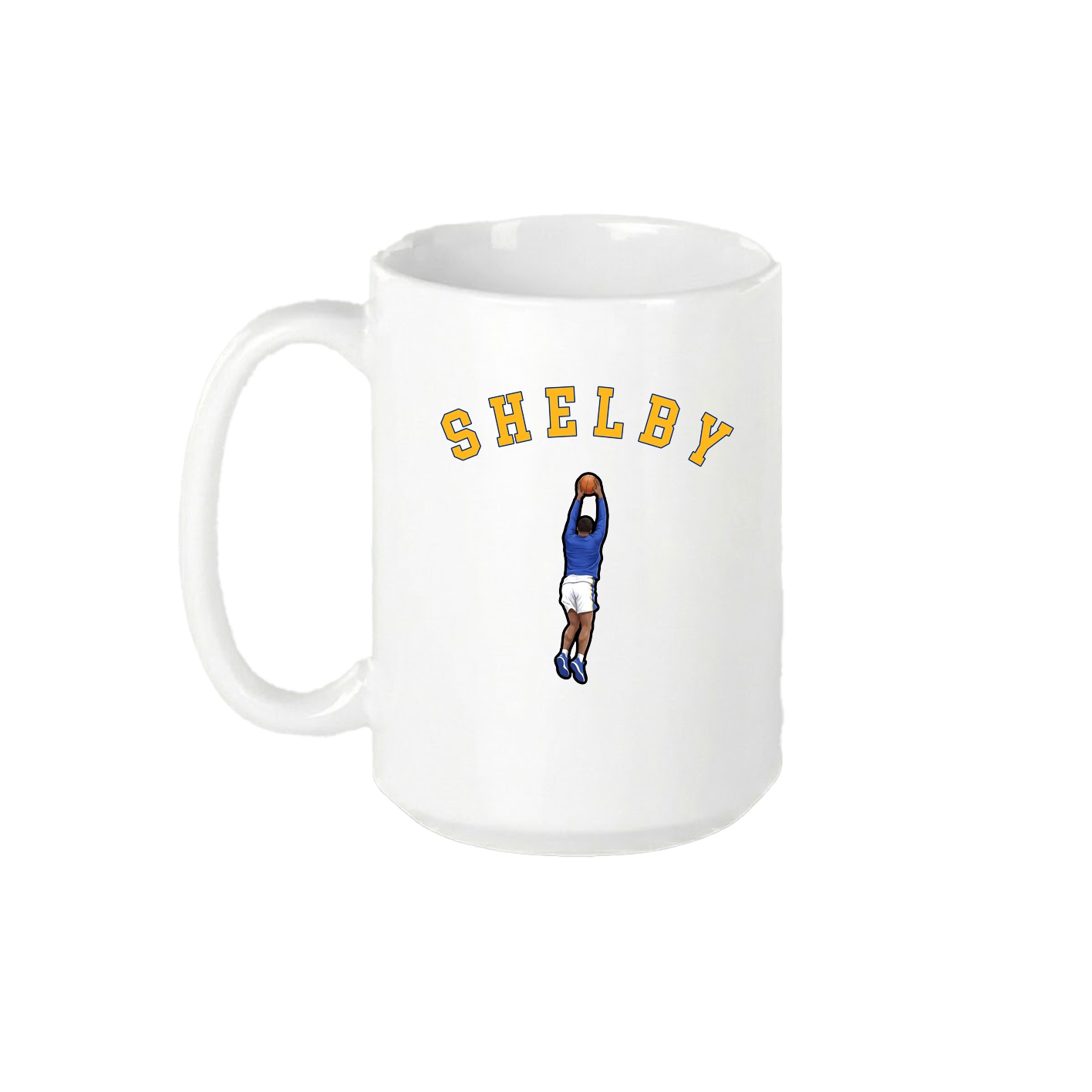15oz Coffee Mug — Shirsey Arch in White