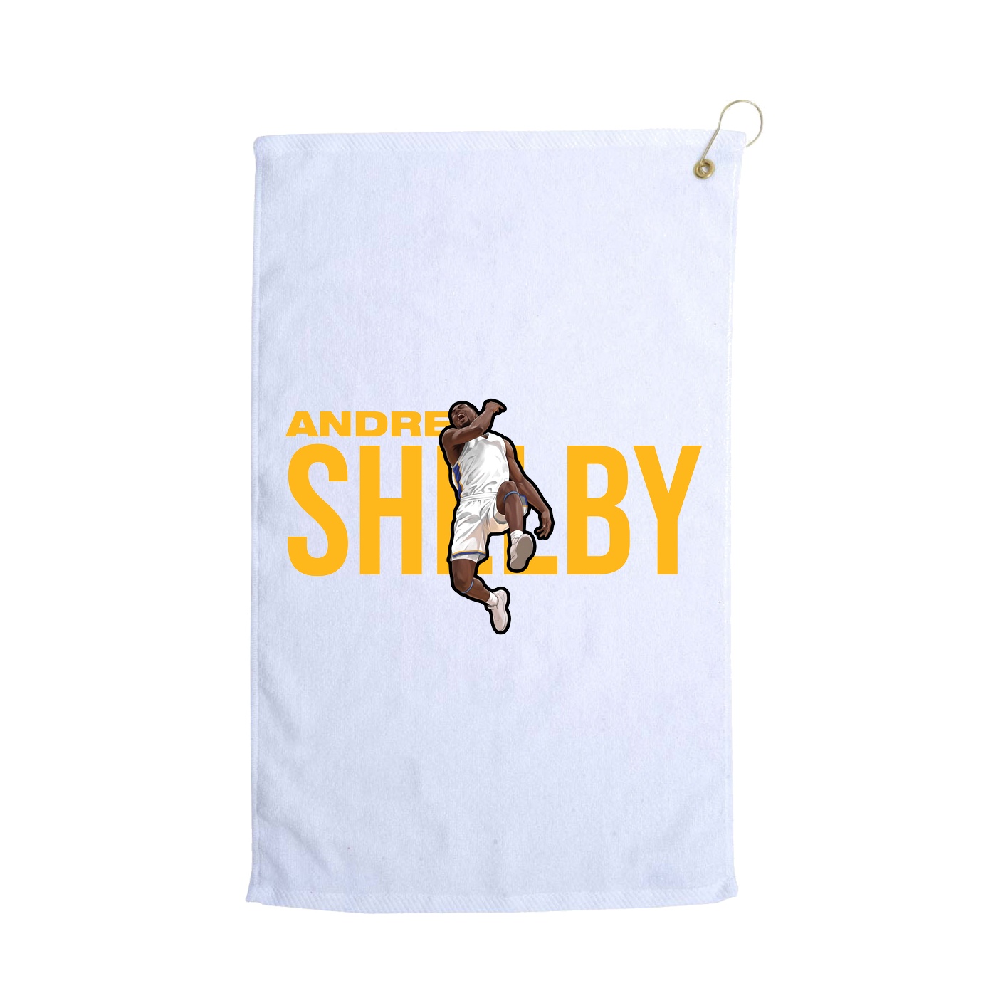Golf Towel — Player Name in White