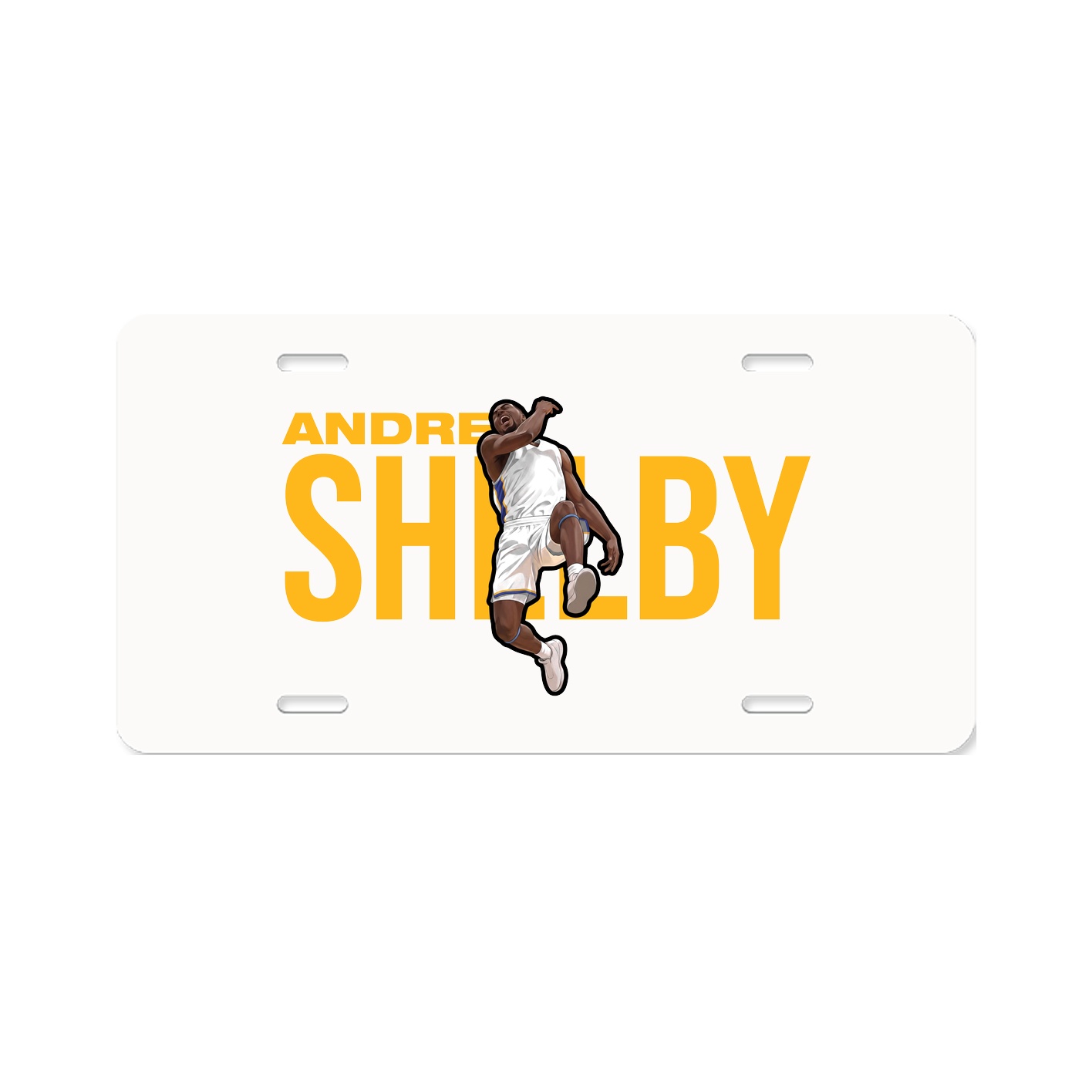 License Plate — Player Name in Classic
