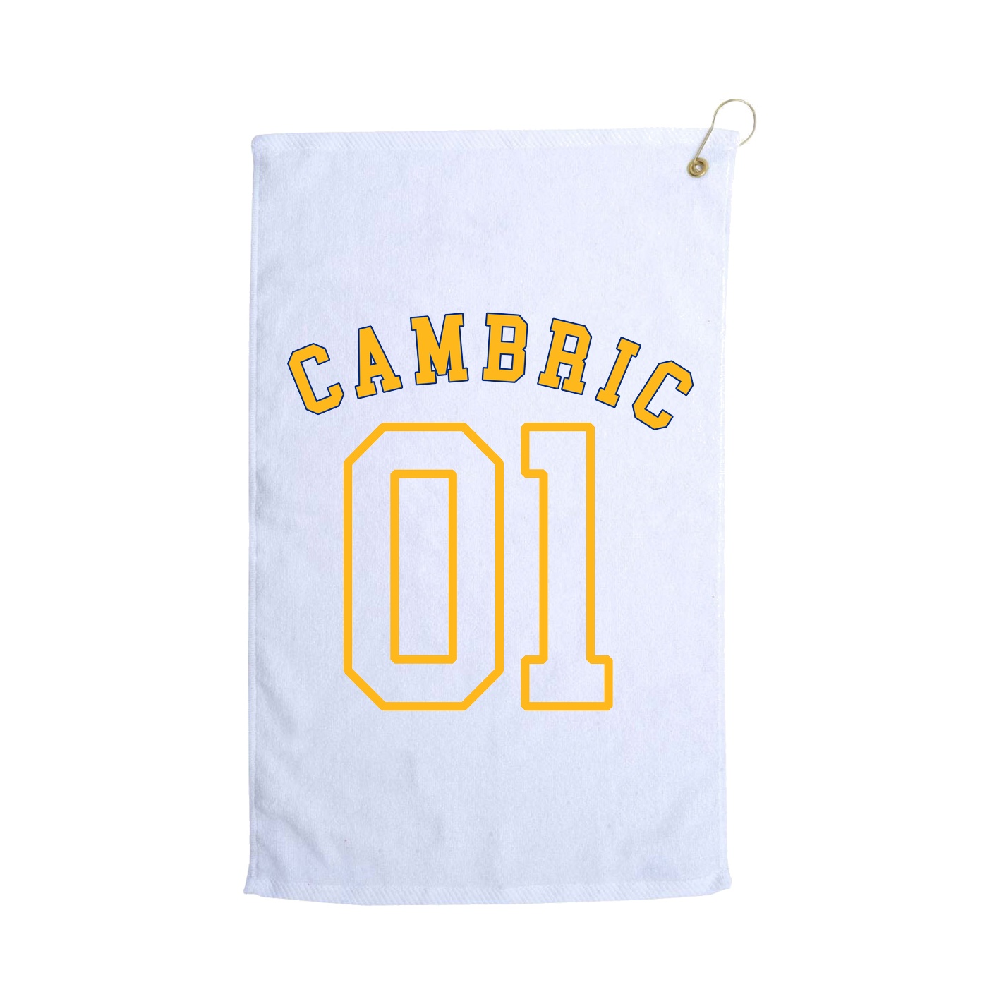 Golf Towel — Shirsey Arch in White