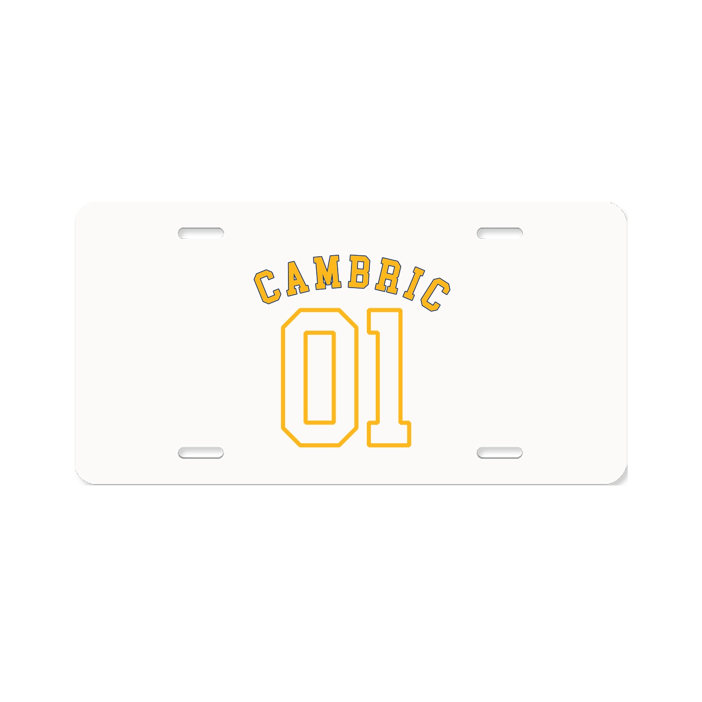 License Plate — Shirsey Arch in Classic