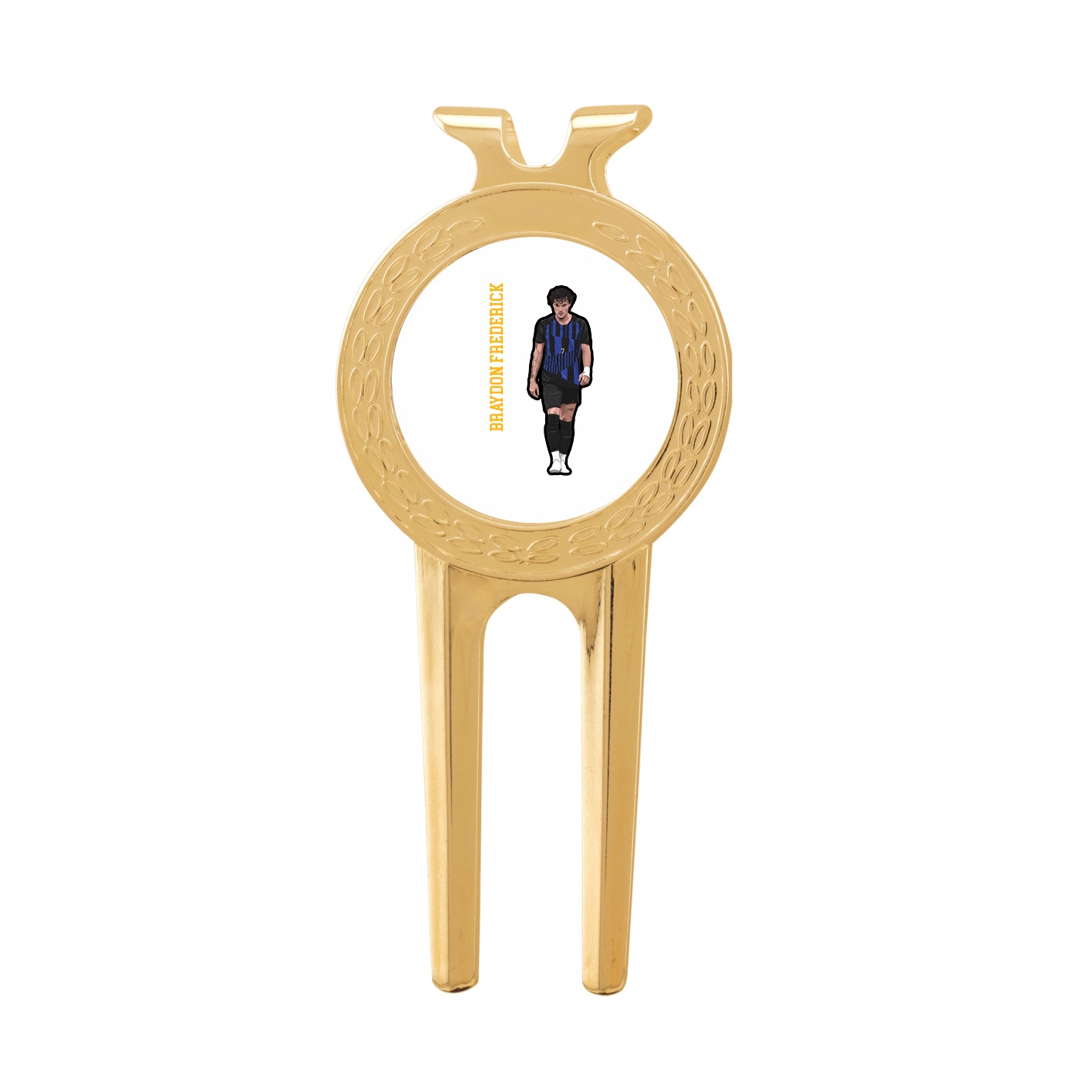 Divot Tool with Ball Marker — Name Vertical in Classic