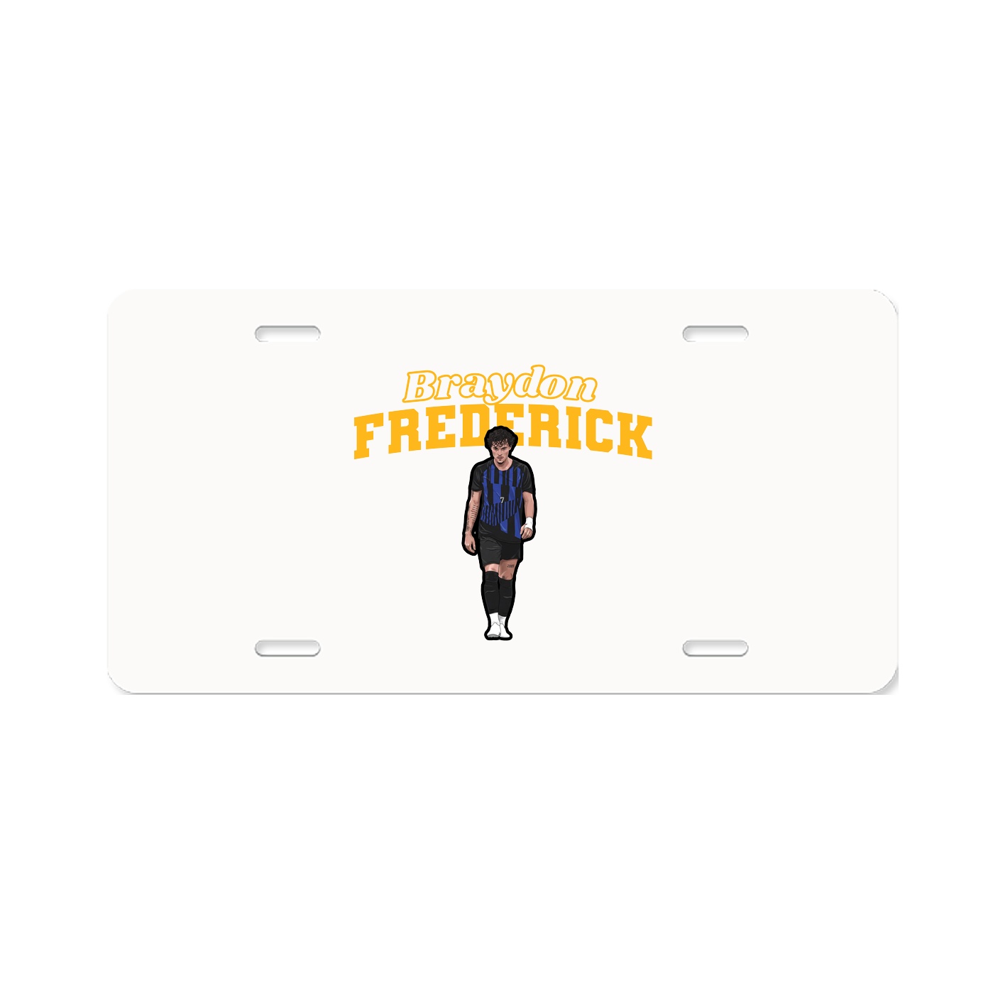 License Plate — Name Arch in Classic