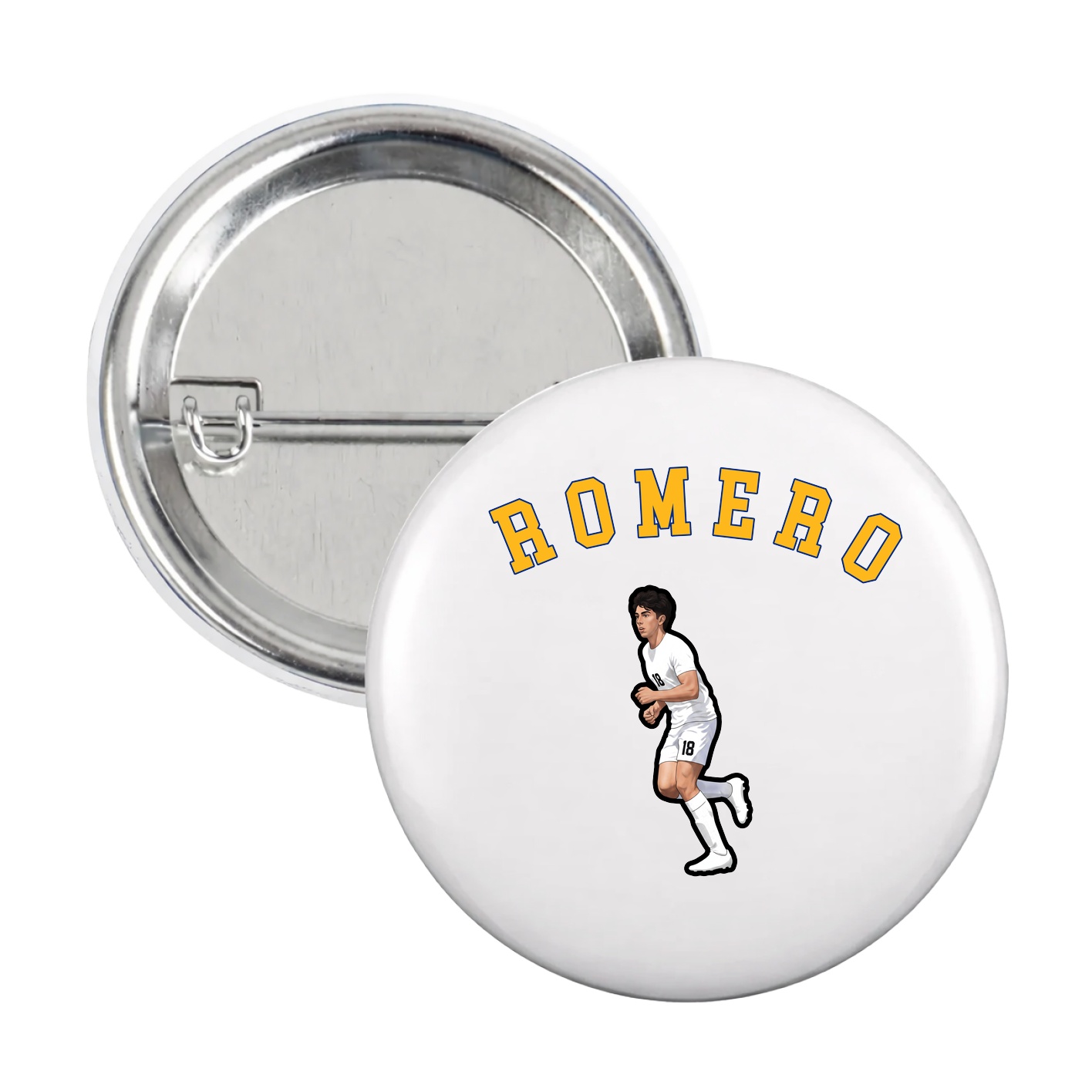 Game Day Button — Shirsey Arch in White