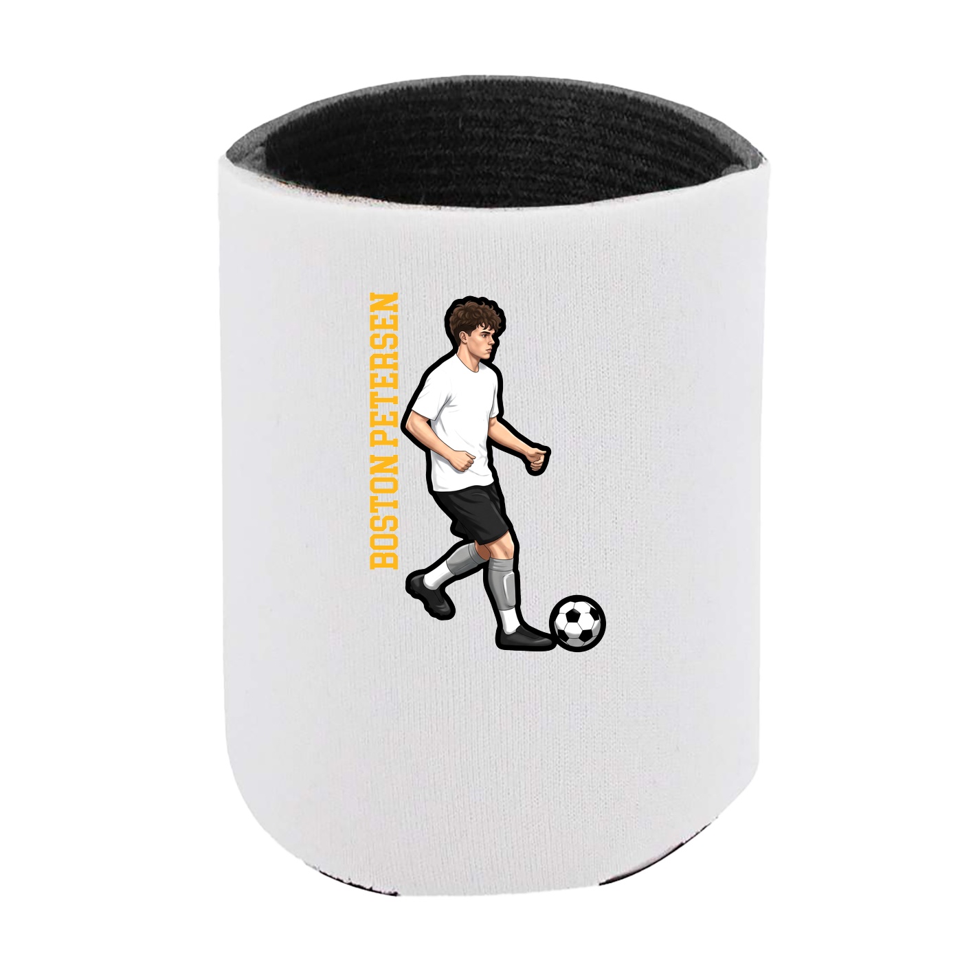 Can Holder — Name Vertical in White