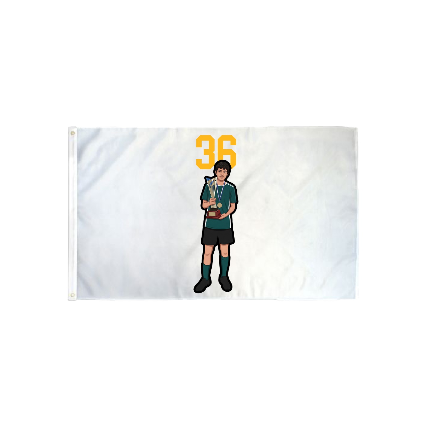 3x5 Flag — Number Top in Classic