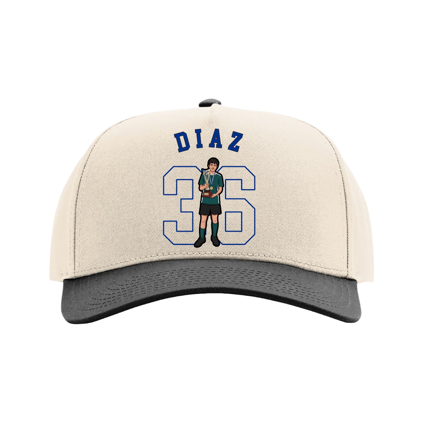 Full Fabric Five-Panel Champ Cap