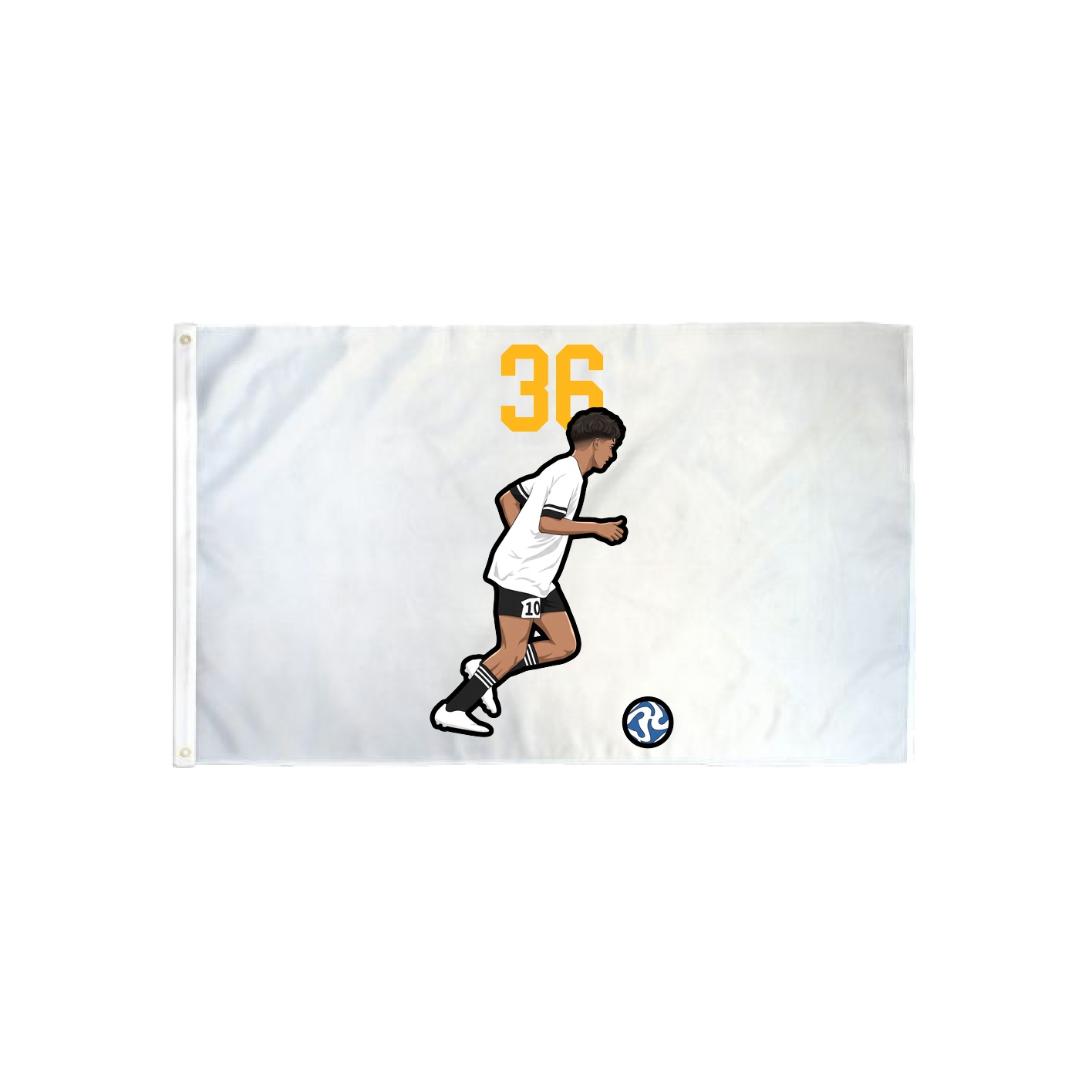 3x5 Flag — Number Top in Classic