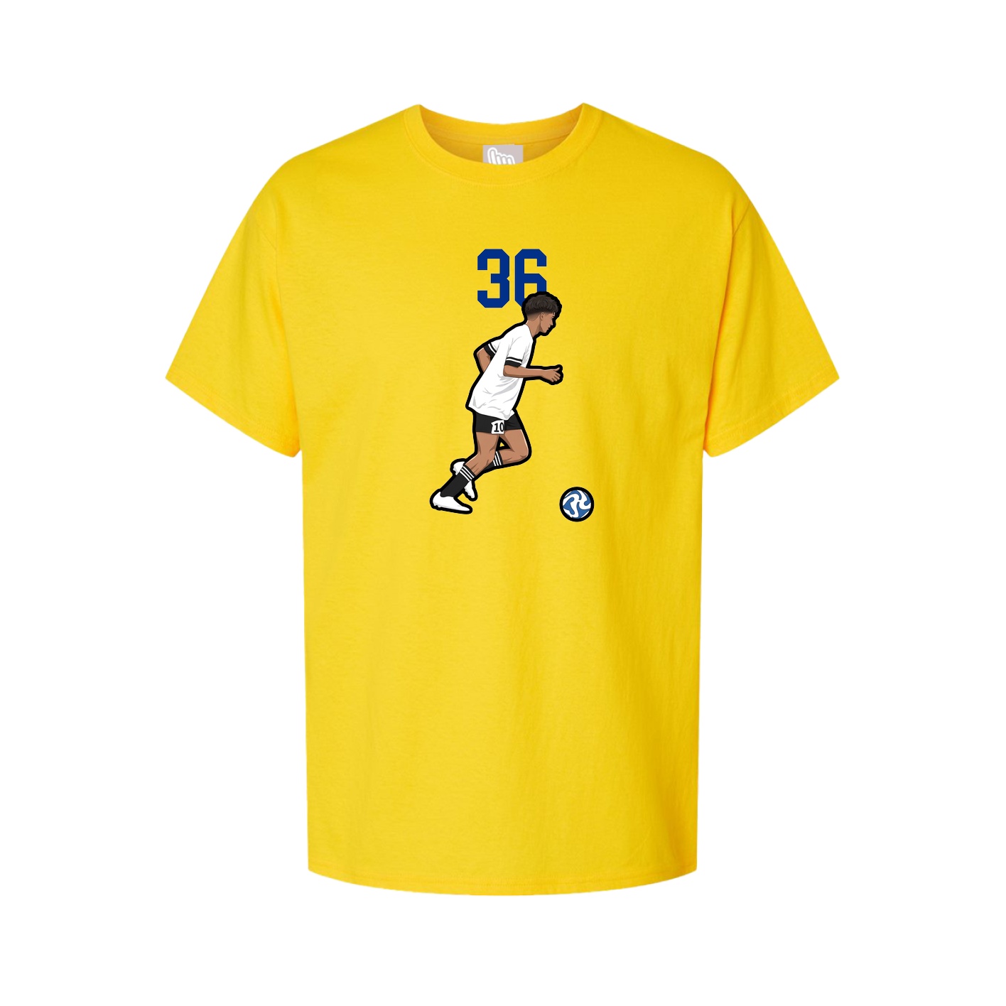 Tee — Number Top in Gold