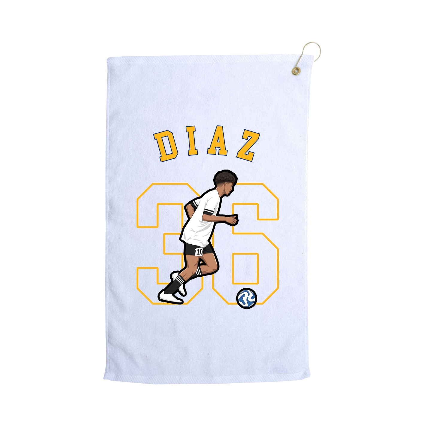 Golf Towel — Shirsey Arch in White