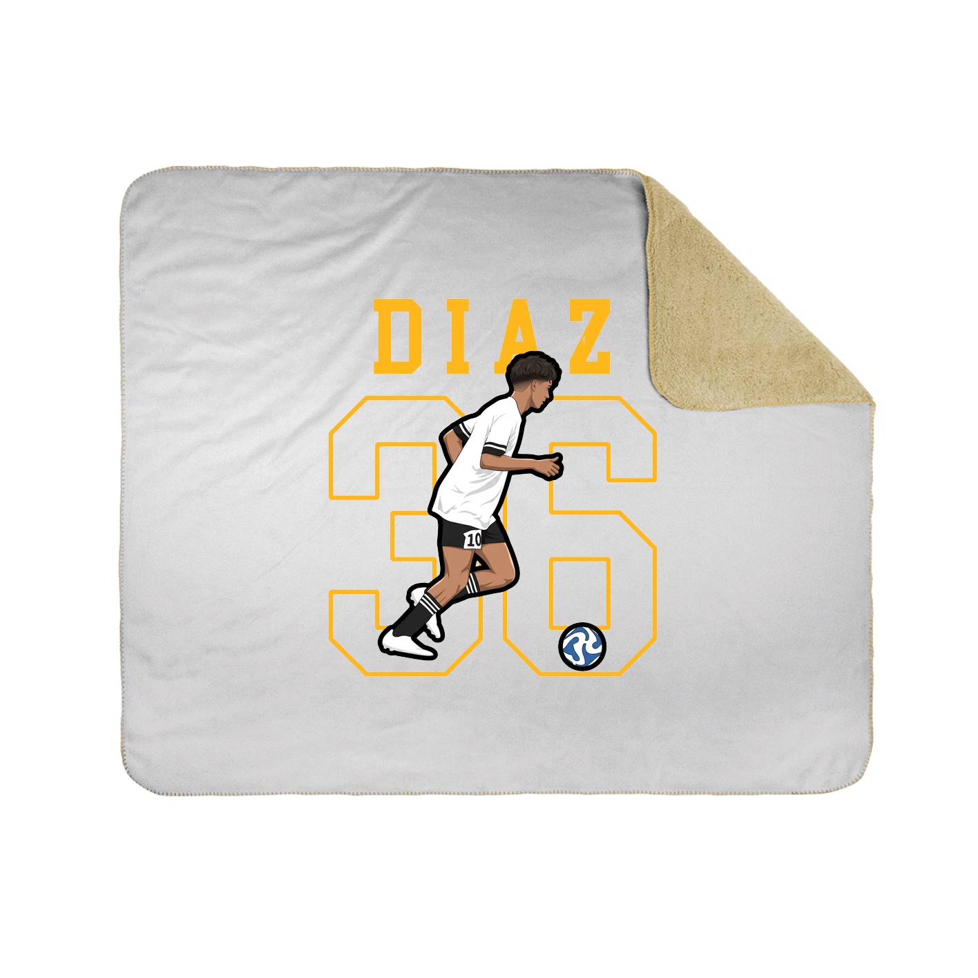 50x60 Sherpa Lined Throw Blanket