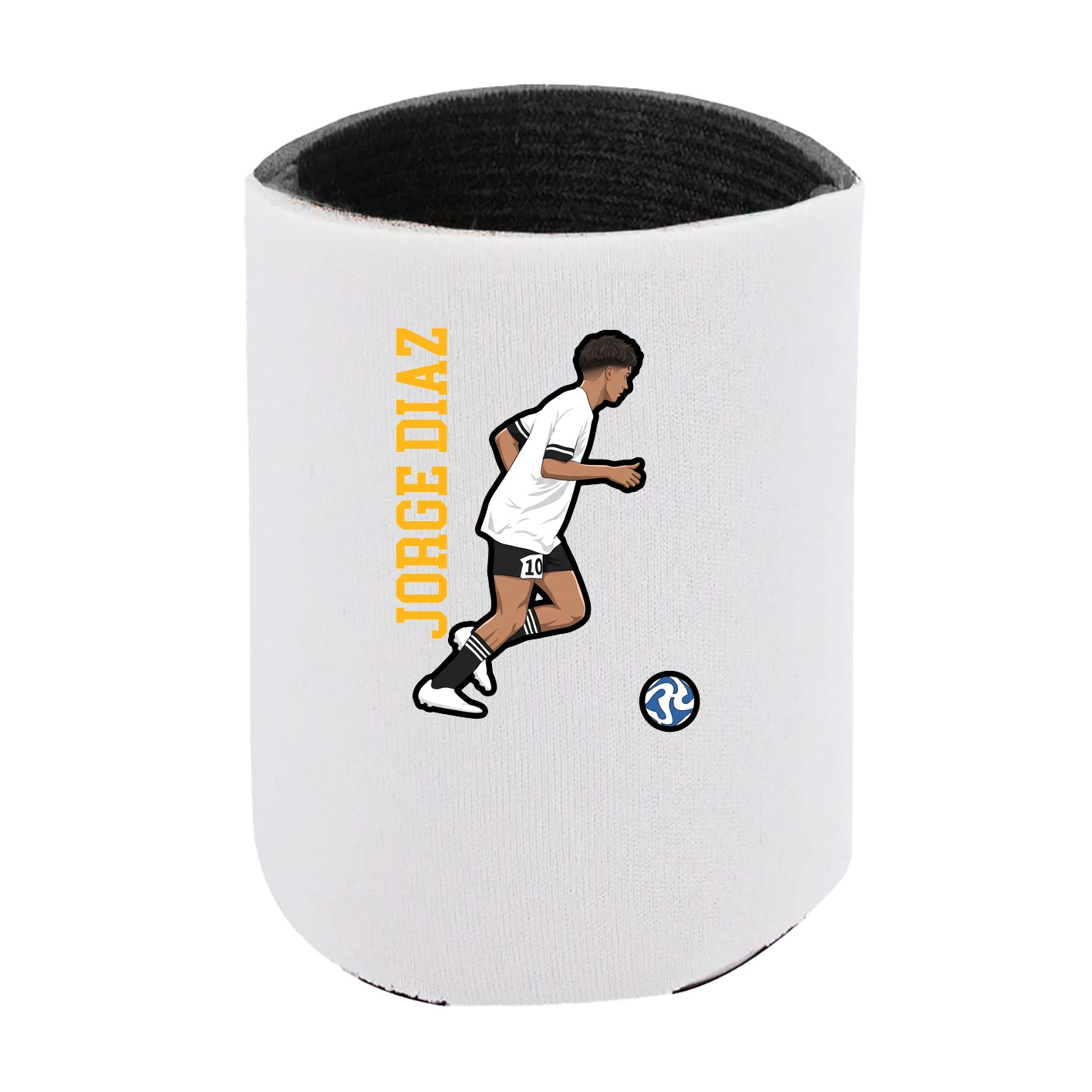 Can Holder — Name Vertical in White