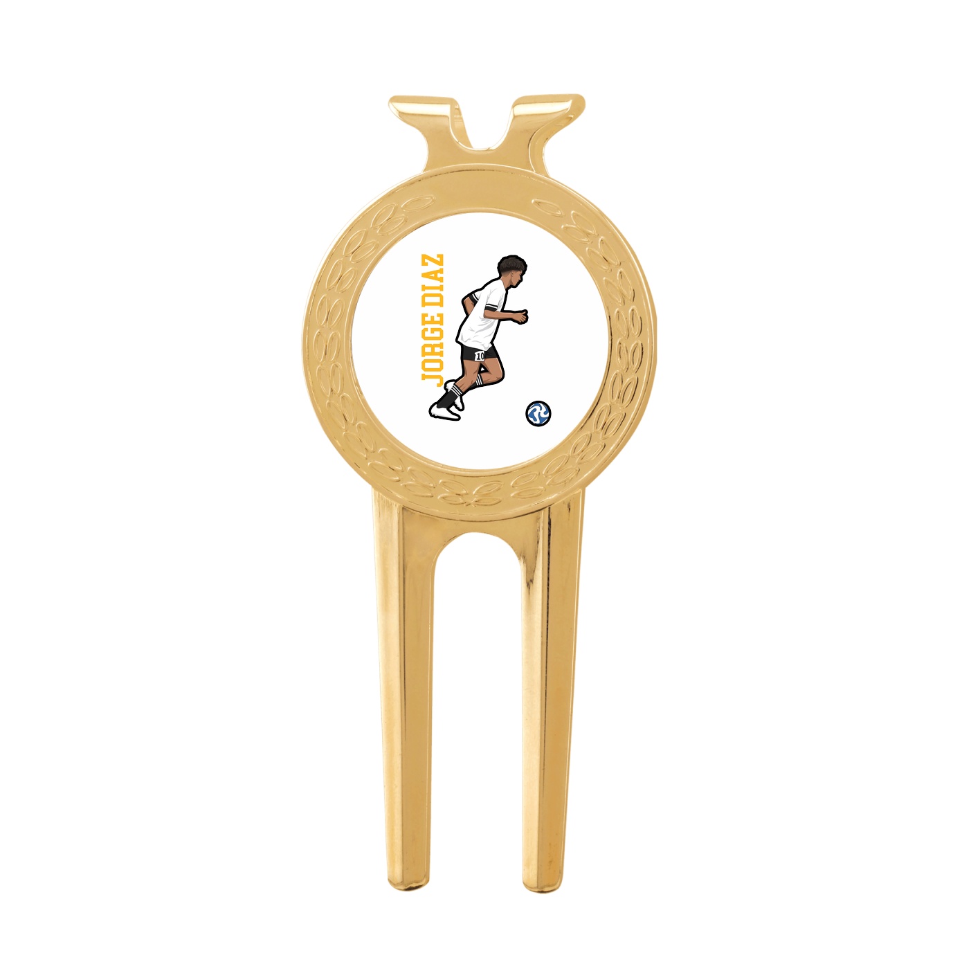 Divot Tool with Ball Marker — Name Vertical in Classic