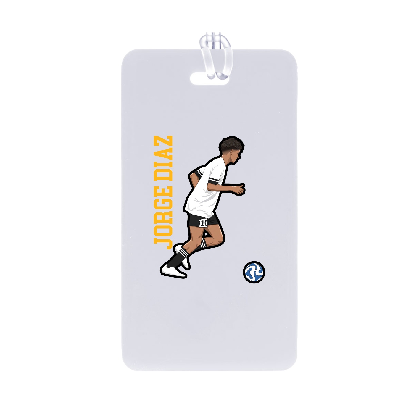 Bag Tag — Name Vertical in Classic